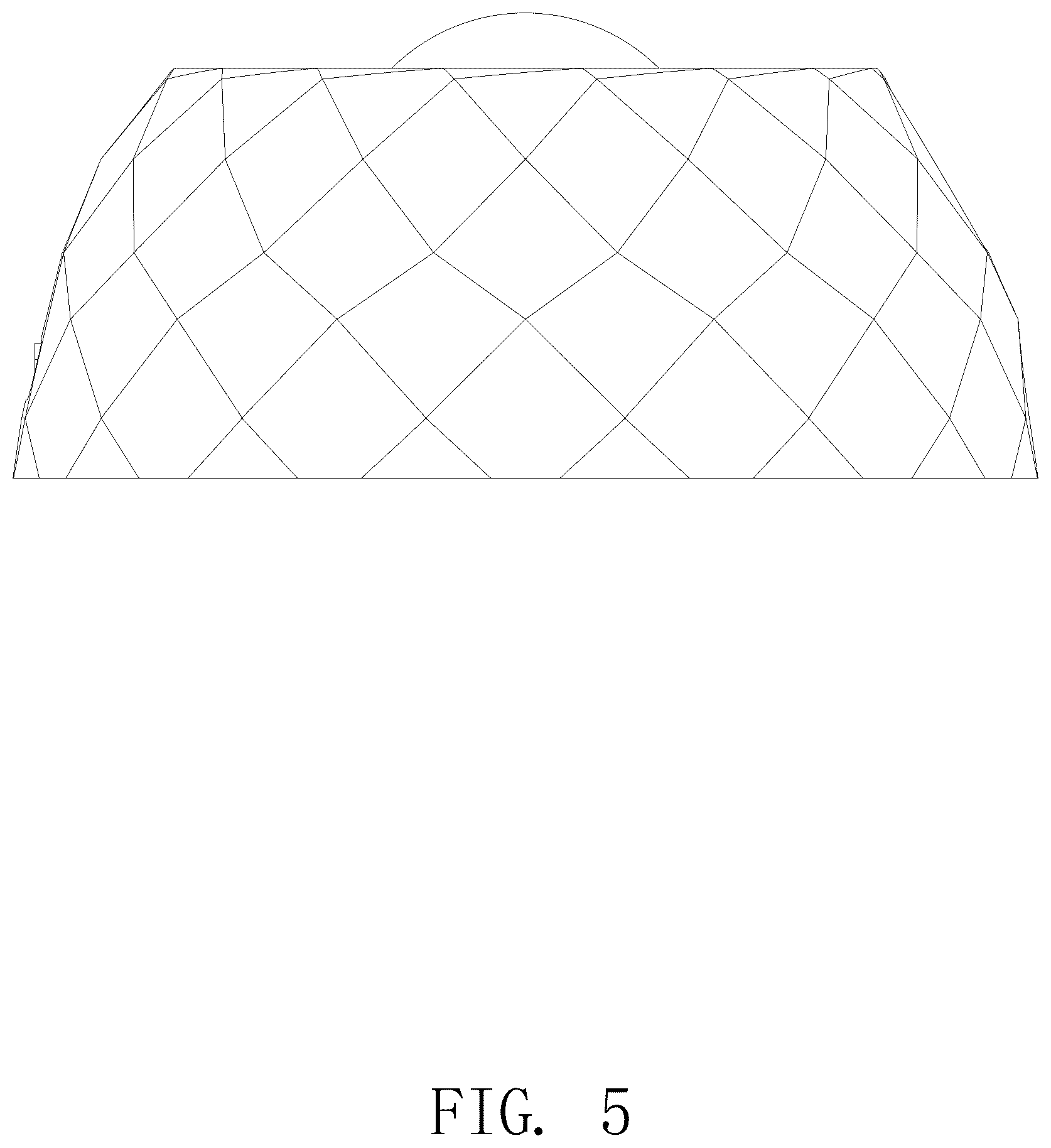 Patent USD1077330 Figure 5 – Projection light