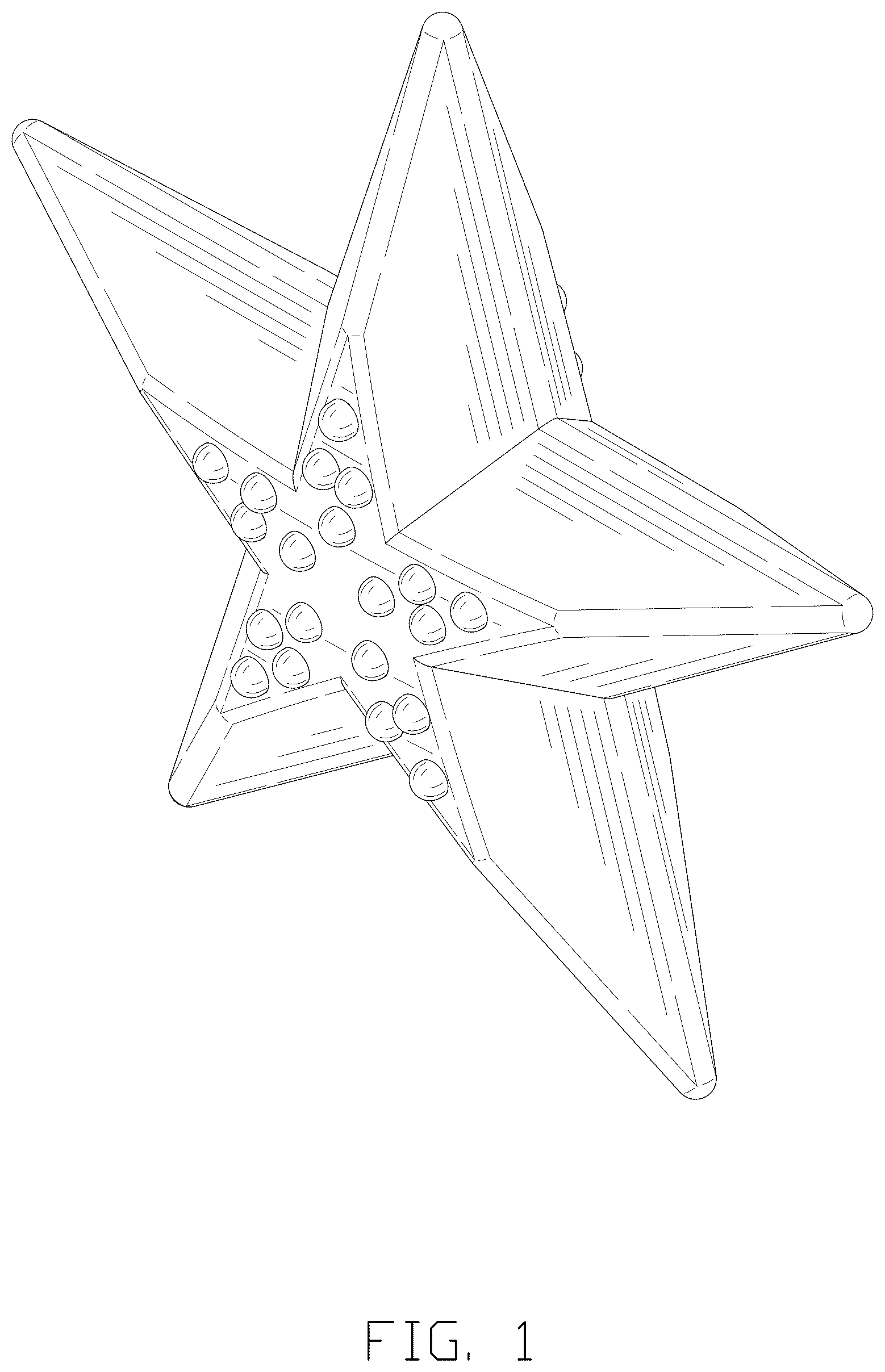 Patent USD1077331 Figure 1 – Decorative lamp