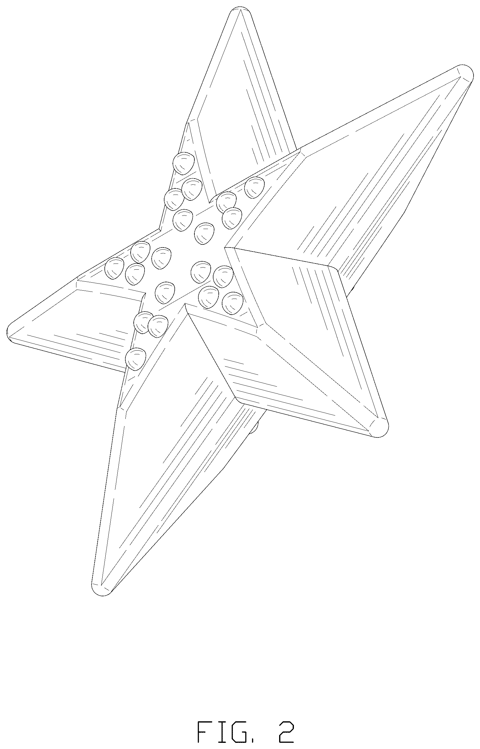 Patent USD1077331 Figure 2 – Decorative lamp