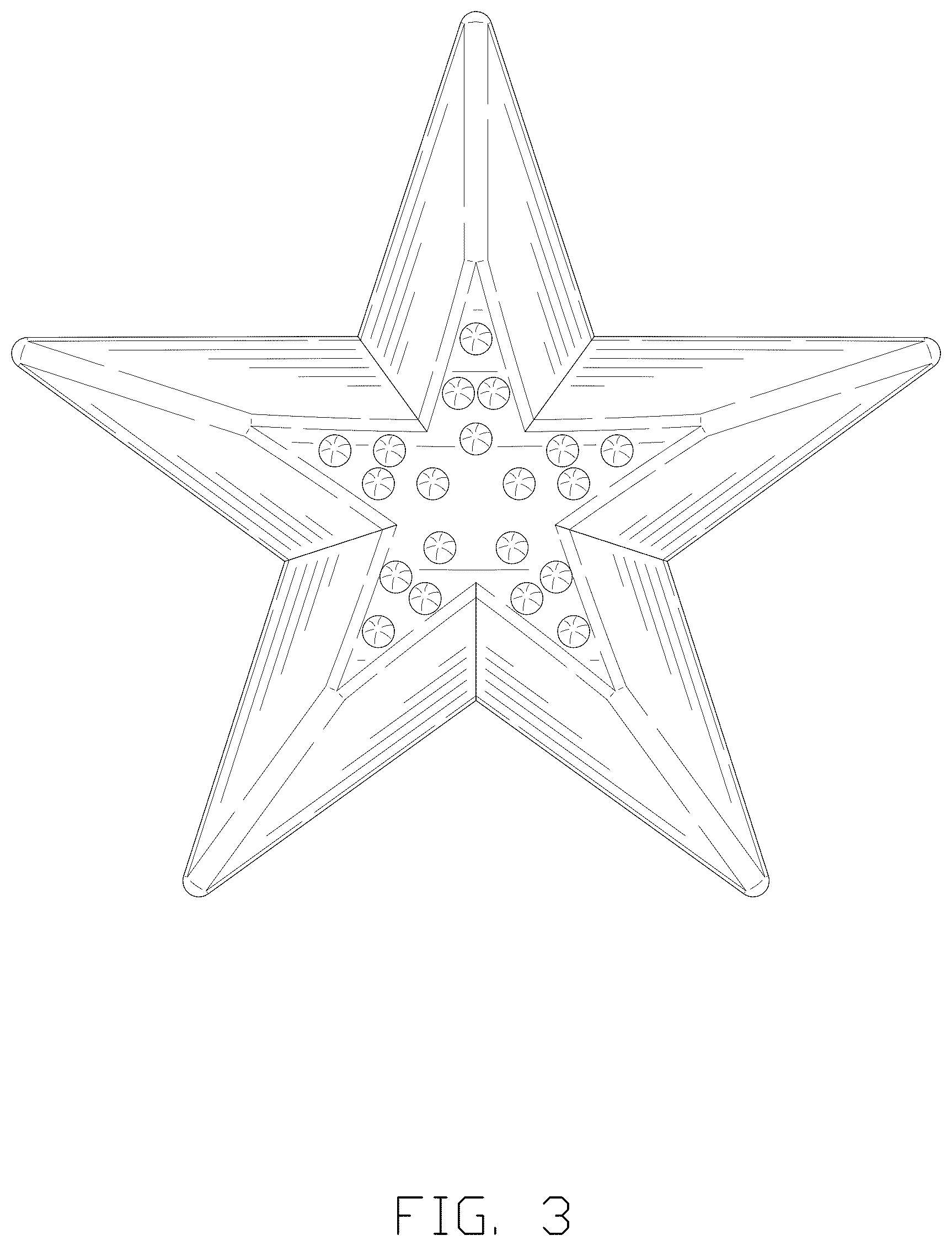 Patent USD1077331 Figure 3 – Decorative lamp