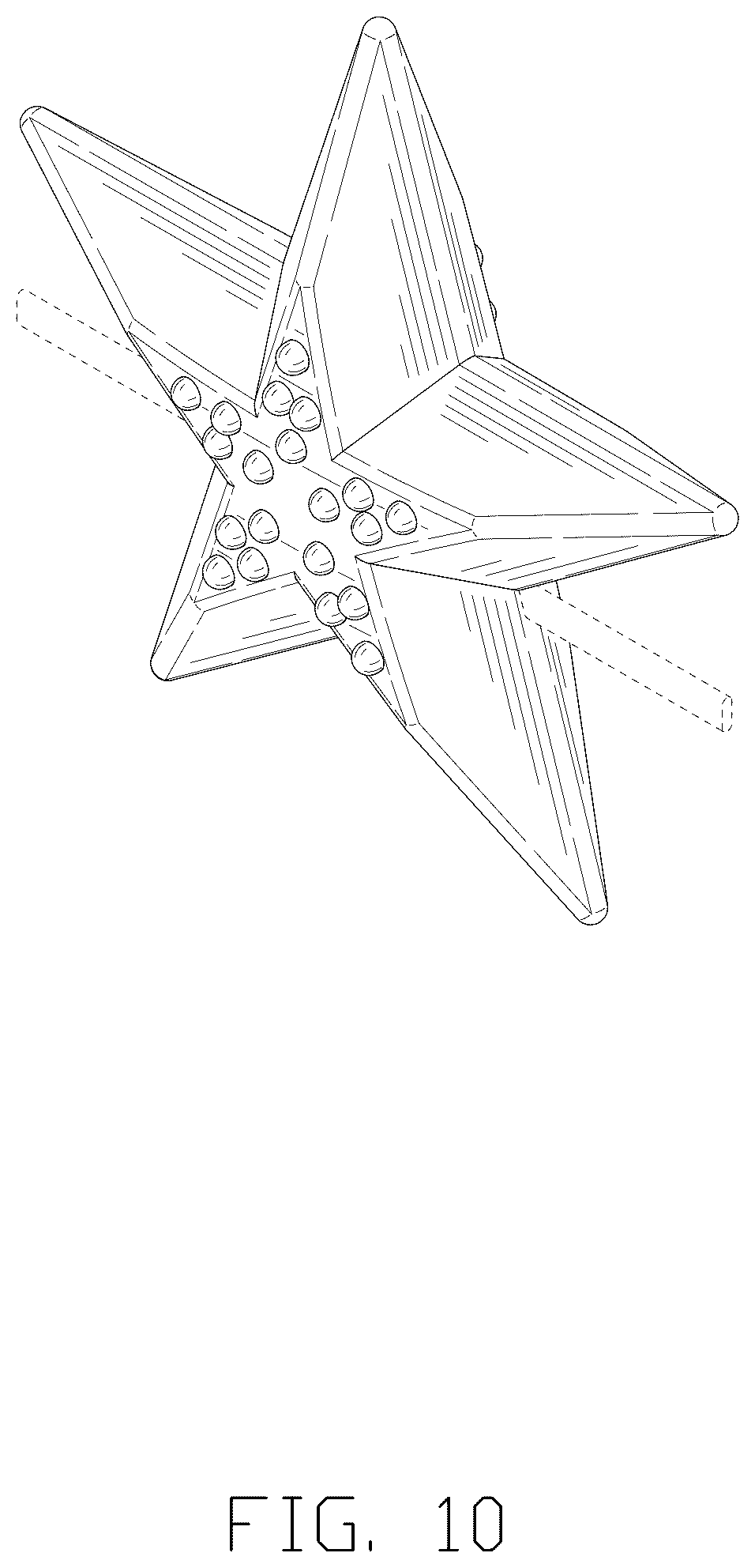 Patent USD1077331 Figure 10 – Decorative lamp