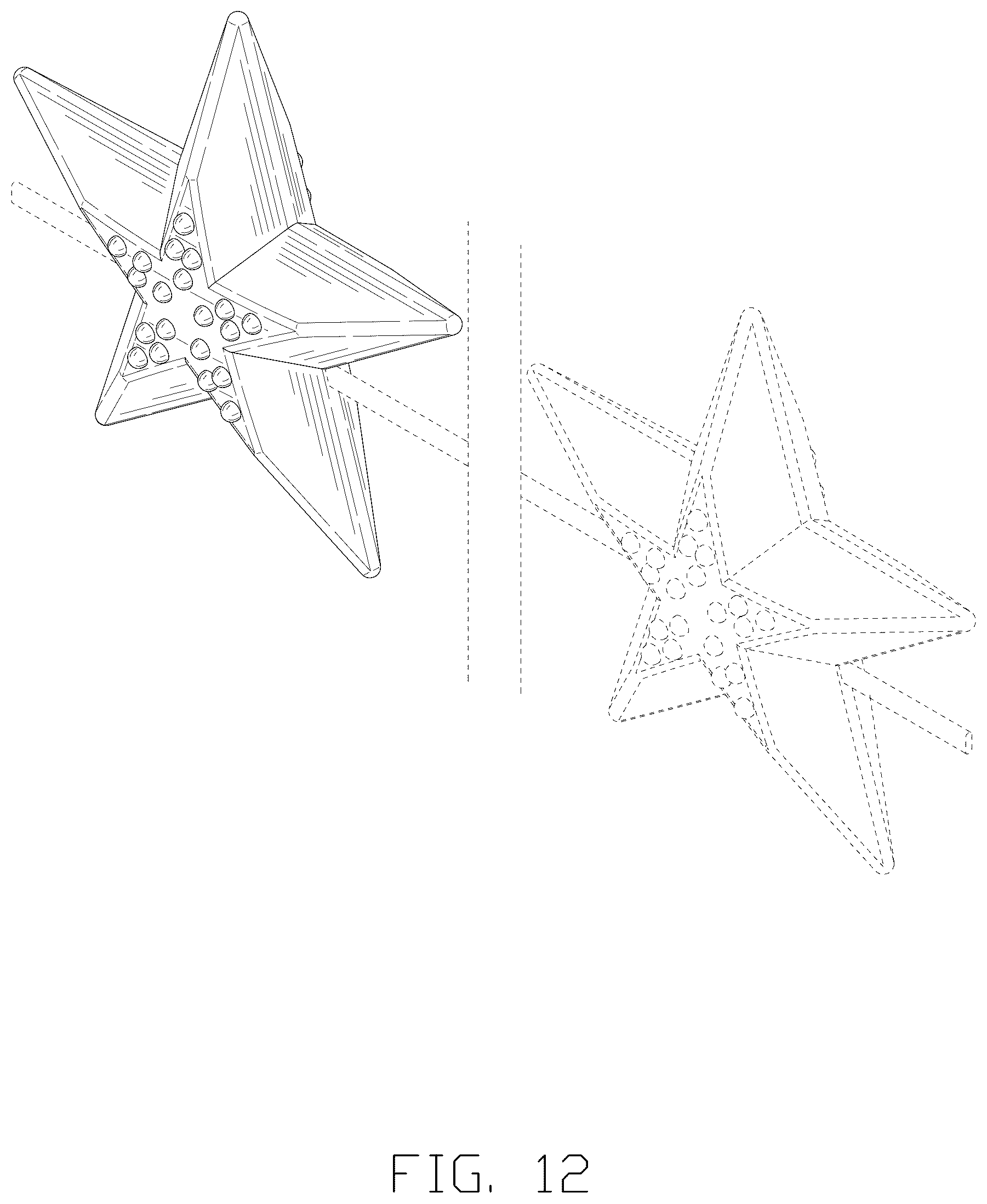 Patent USD1077331 Figure 12 – Decorative lamp