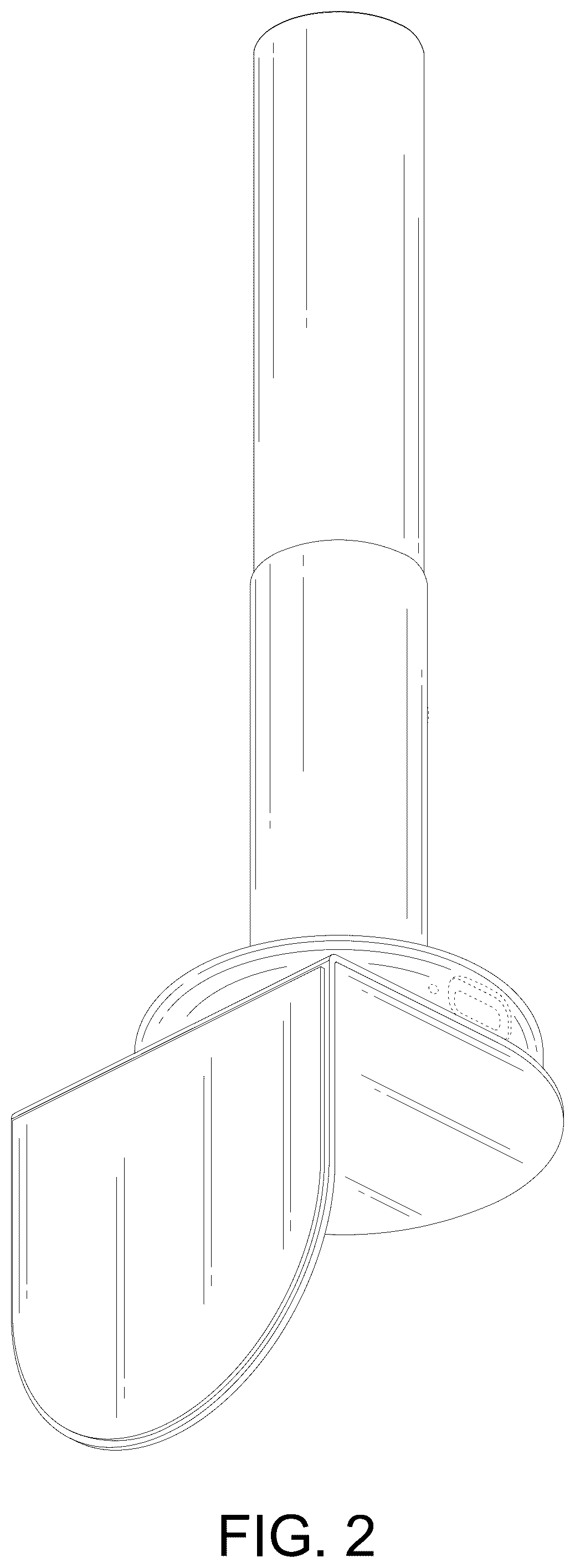 Patent USD1077332 Figure 2 – Candlestick lamp