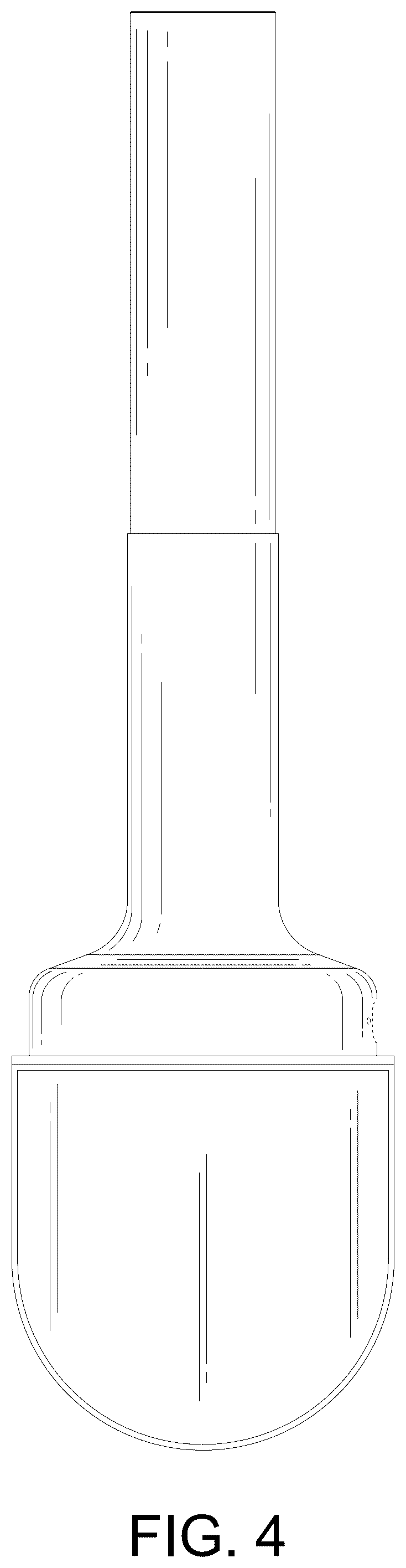 Patent USD1077332 Figure 4 – Candlestick lamp