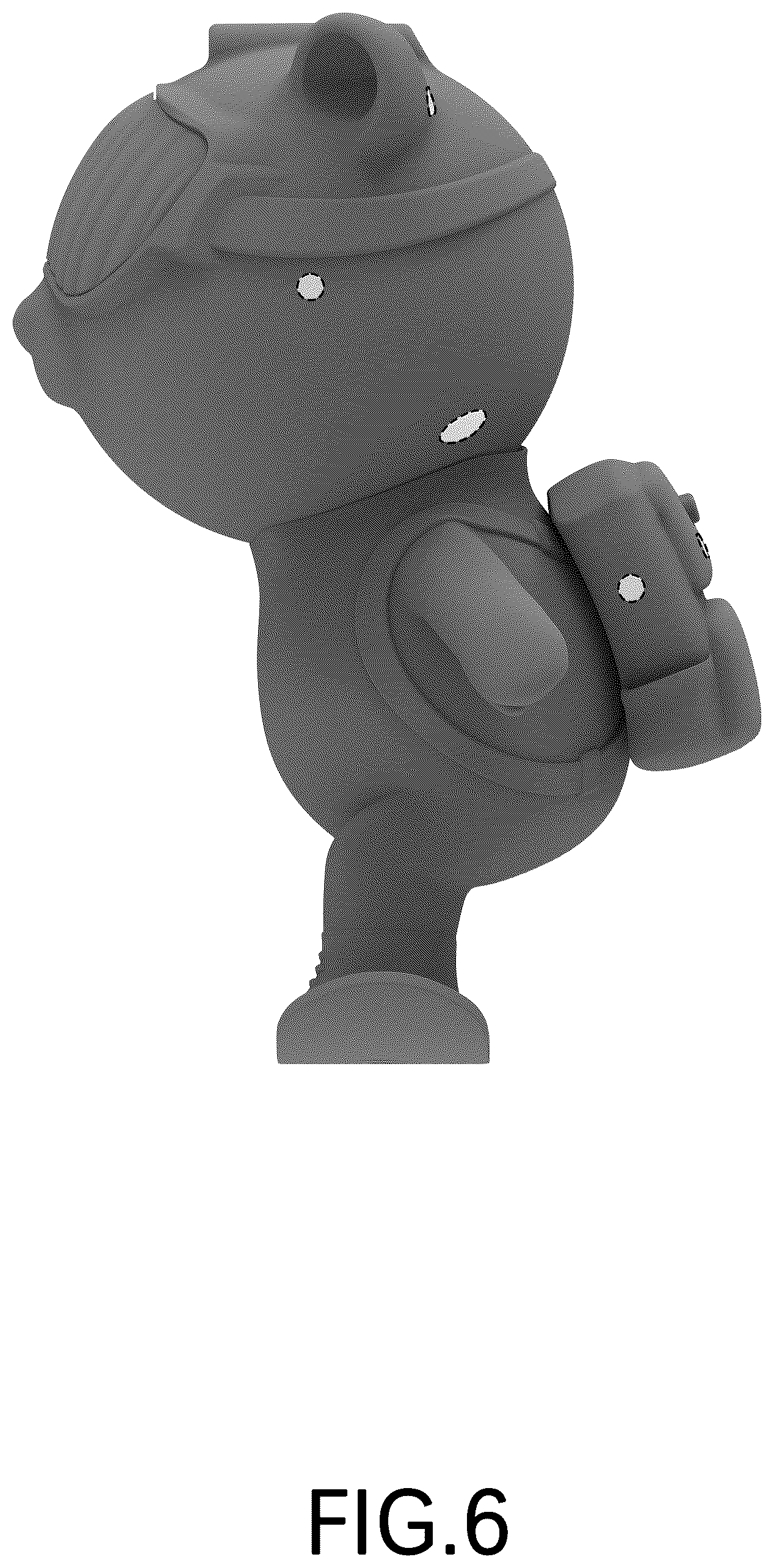 Patent USD1077333 Figure 6 – Lamp