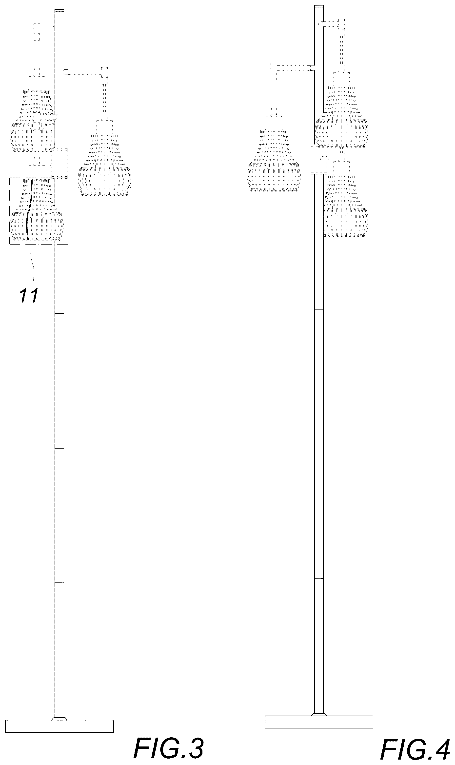 Patent USD1077336 Figure 3 – Floor lamp