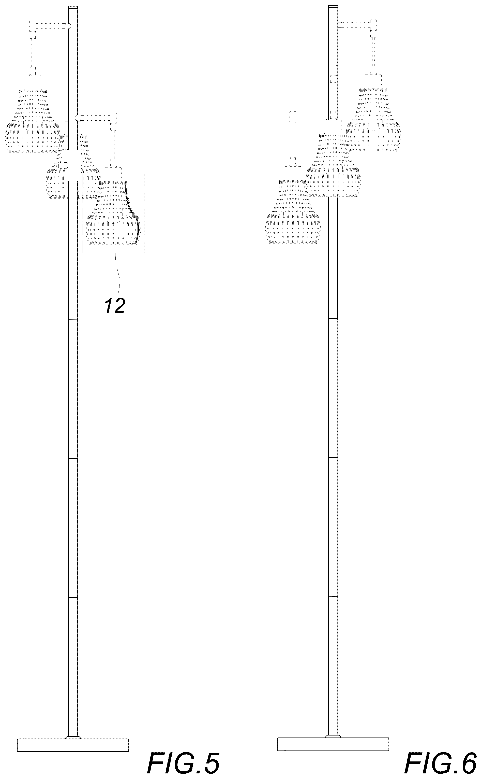 Patent USD1077336 Figure 4 – Floor lamp
