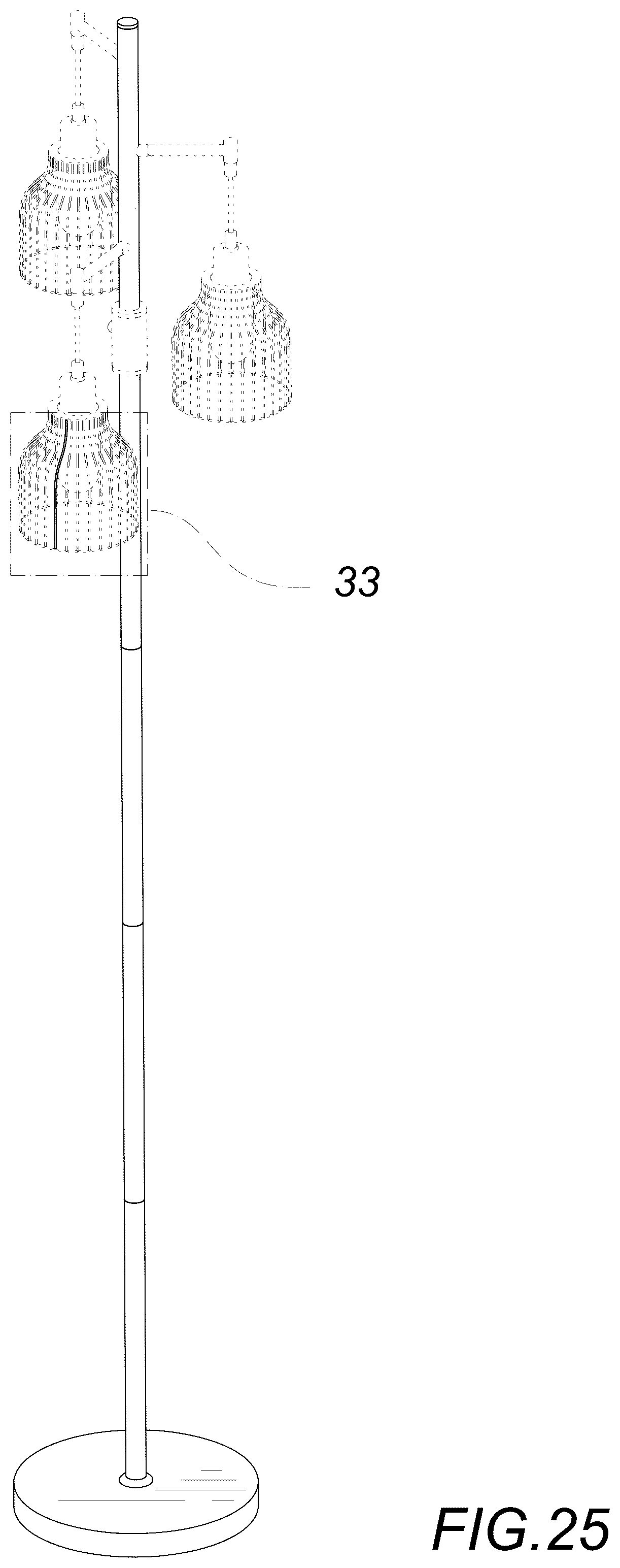 Patent USD1077336 Figure 16 – Floor lamp