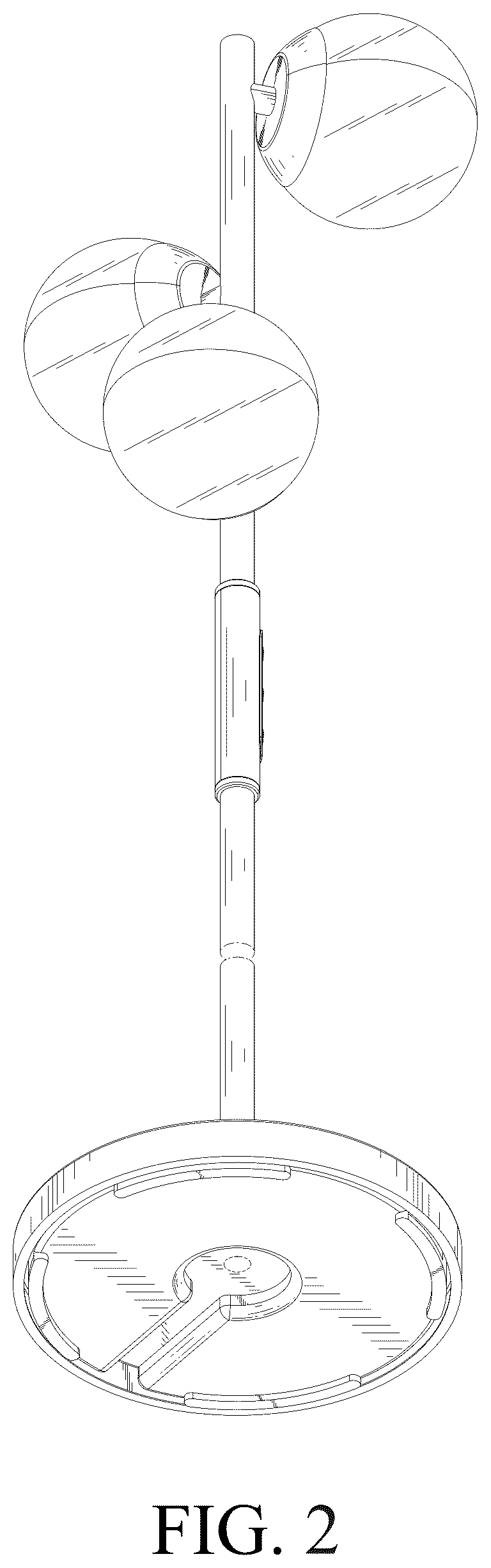 Patent USD1077337 Figure 2 – Floor lamp