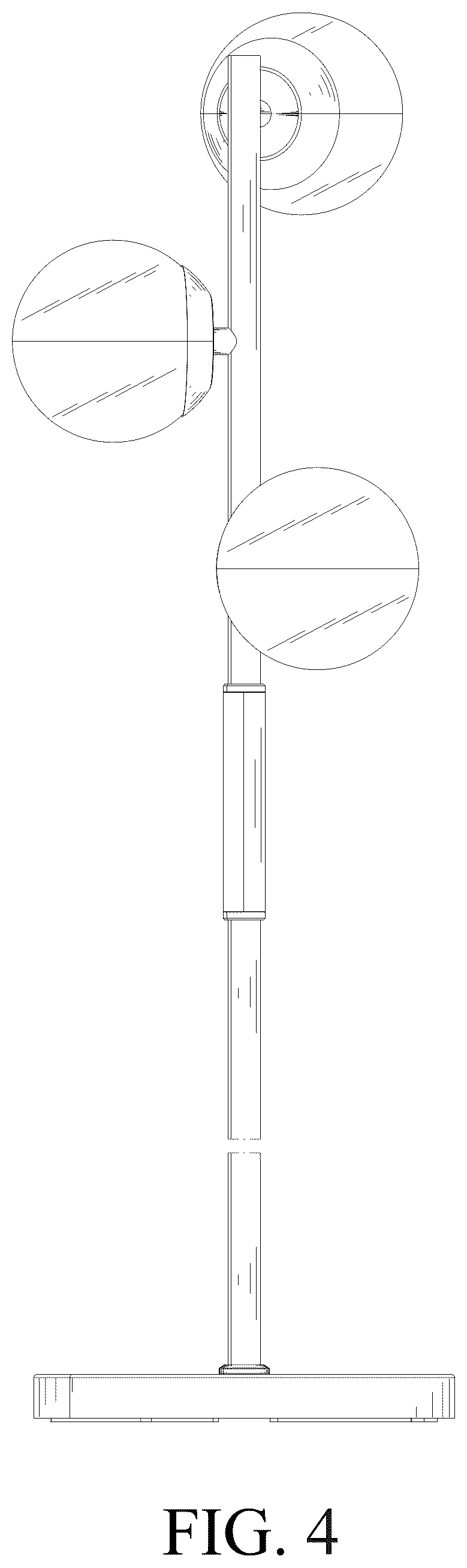 Patent USD1077337 Figure 4 – Floor lamp
