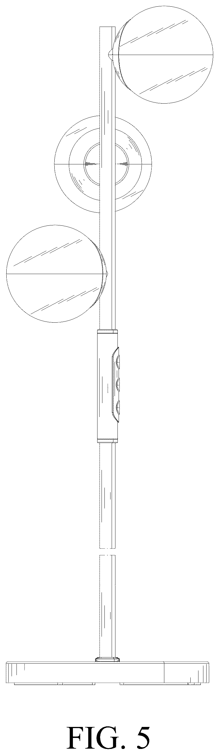 Patent USD1077337 Figure 5 – Floor lamp