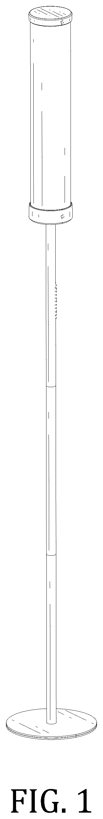 Patent USD1077338 Figure 1 – Lamp