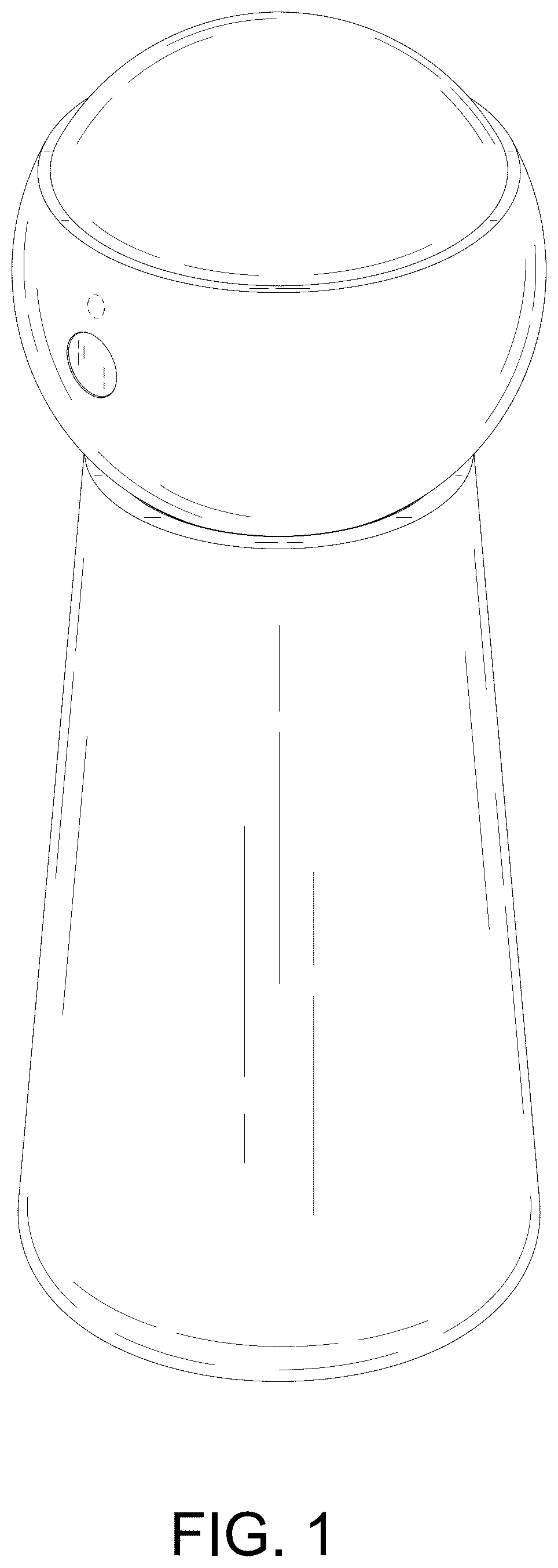 Patent USD1077340 Figure 1 – Lamp