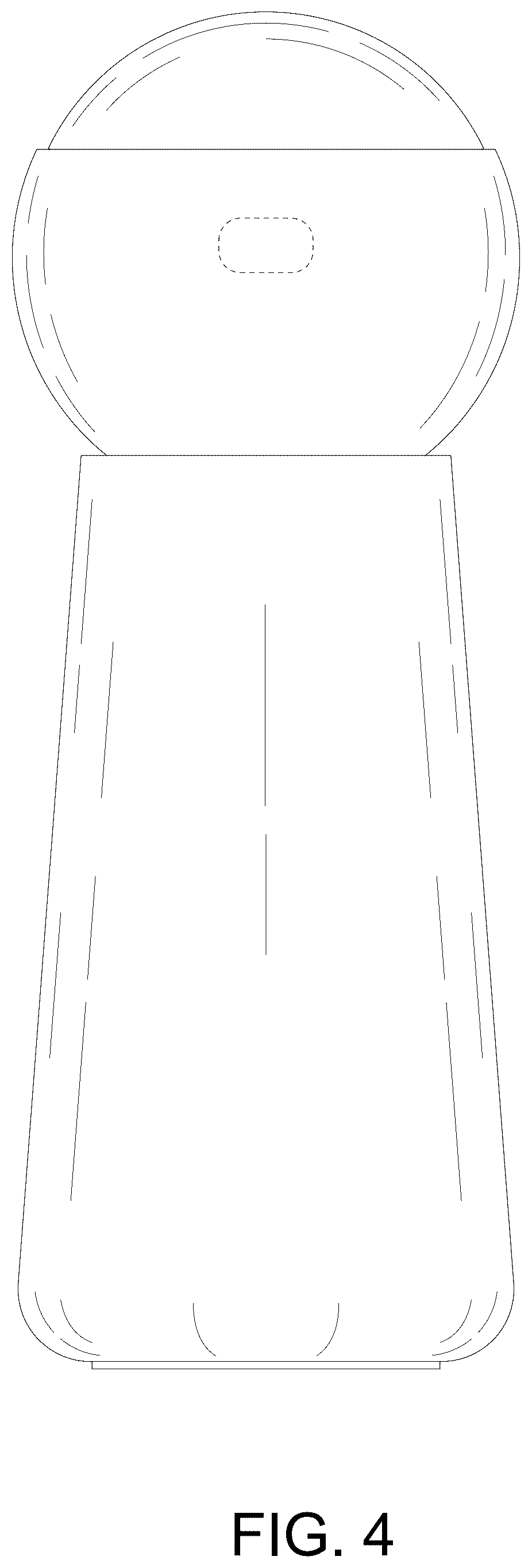 Patent USD1077340 Figure 4 – Lamp