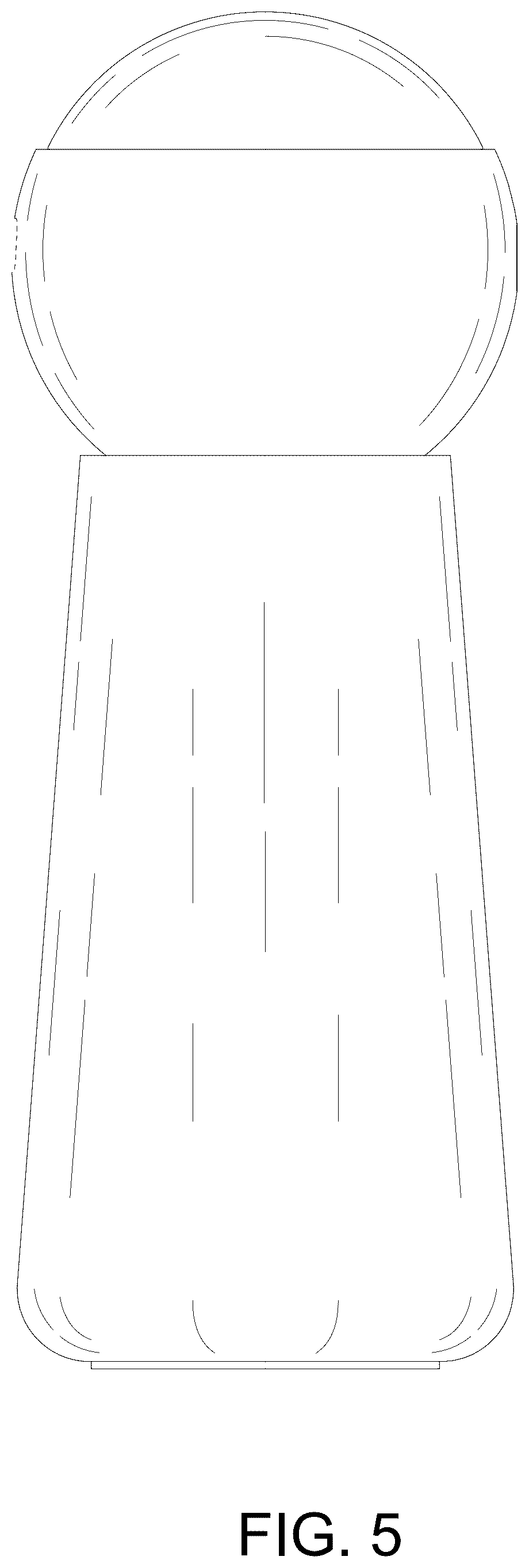 Patent USD1077340 Figure 5 – Lamp