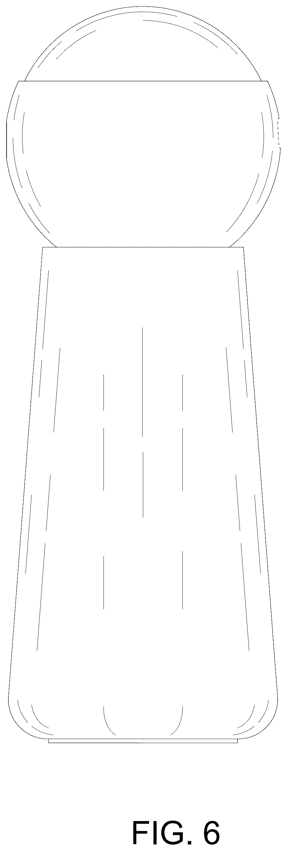 Patent USD1077340 Figure 6 – Lamp