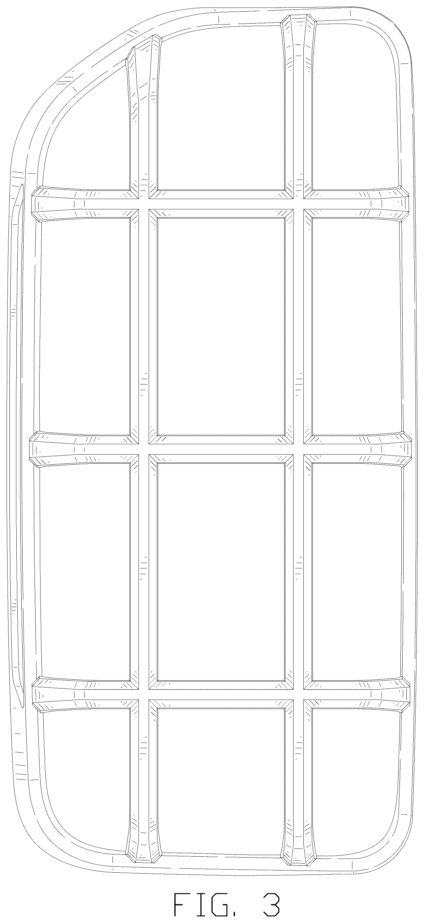 Patent USD1077342 Figure 3 – Car tail light cover