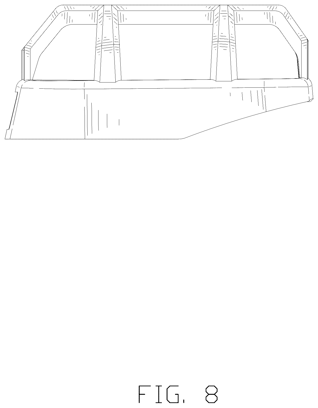 Patent USD1077342 Figure 8 – Car tail light cover