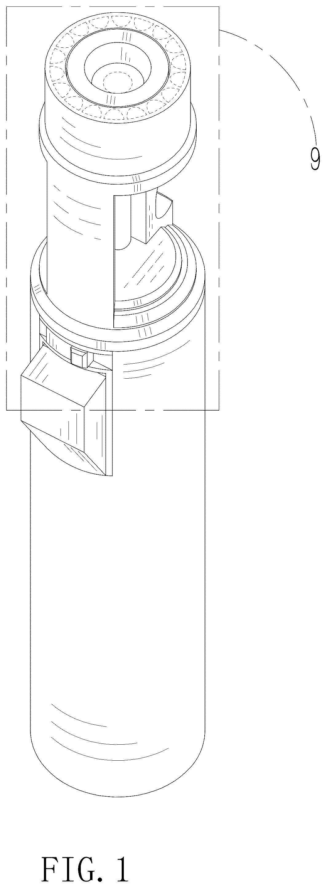 Patent USD1077343 Figure 1 – Lighter