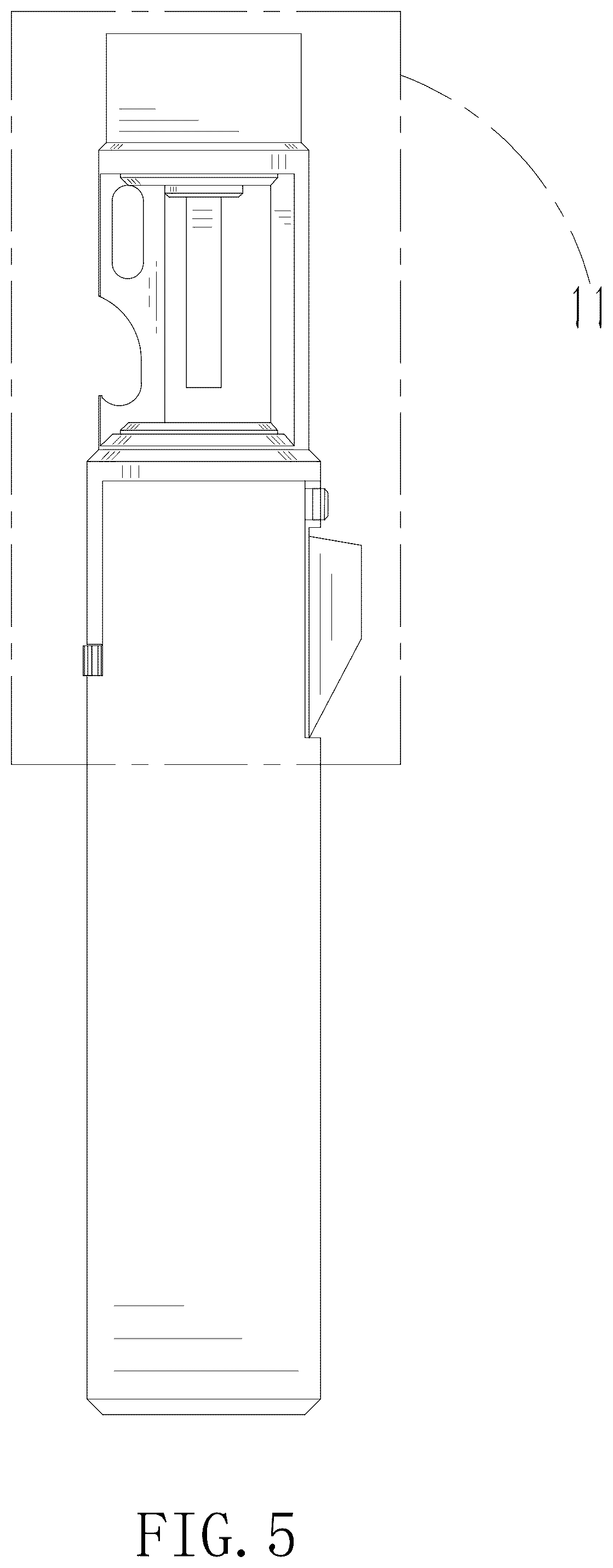 Patent USD1077343 Figure 5 – Lighter