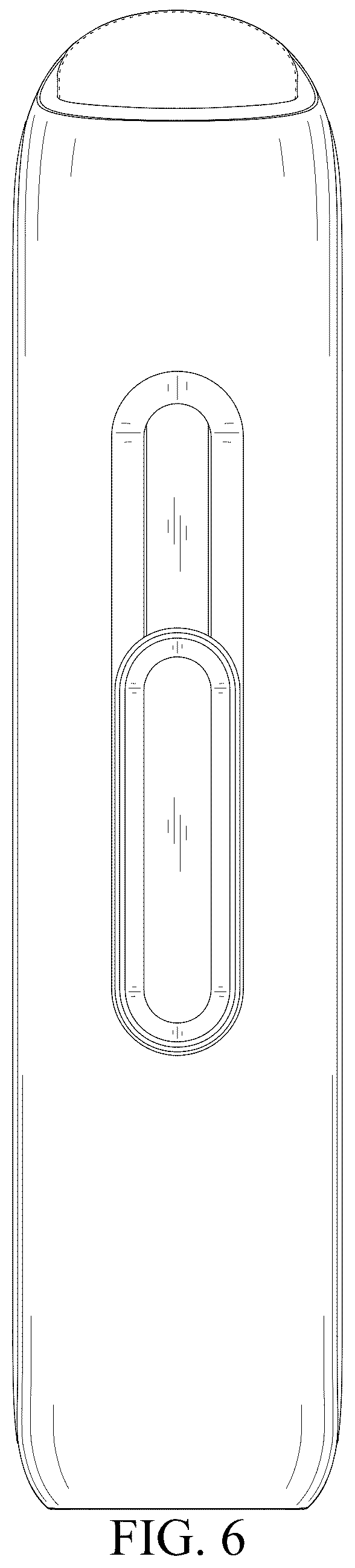 Patent USD1077345 Figure 6 – Electronic atomizing device