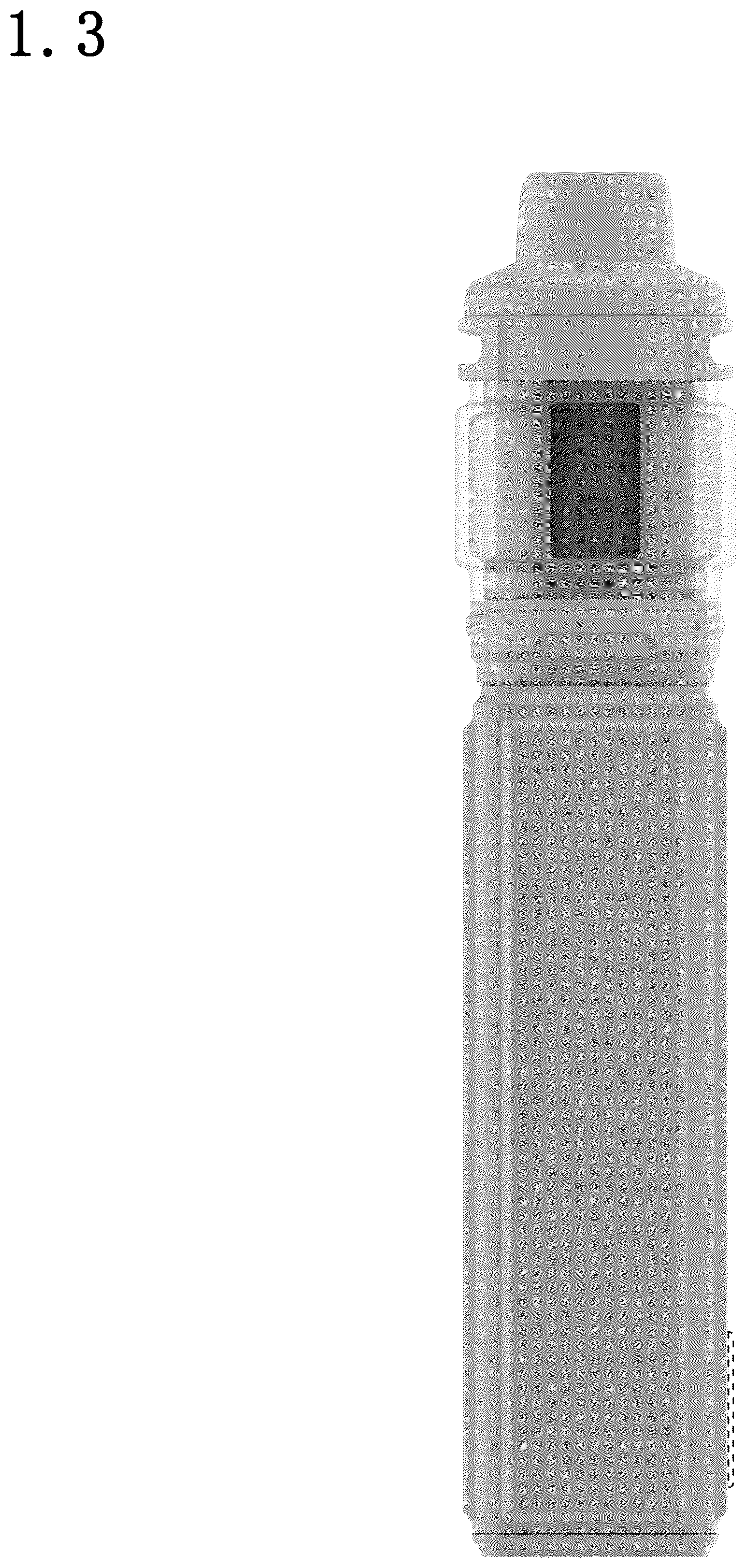 Patent USD1077348 Figure 3 – Electronic cigarette