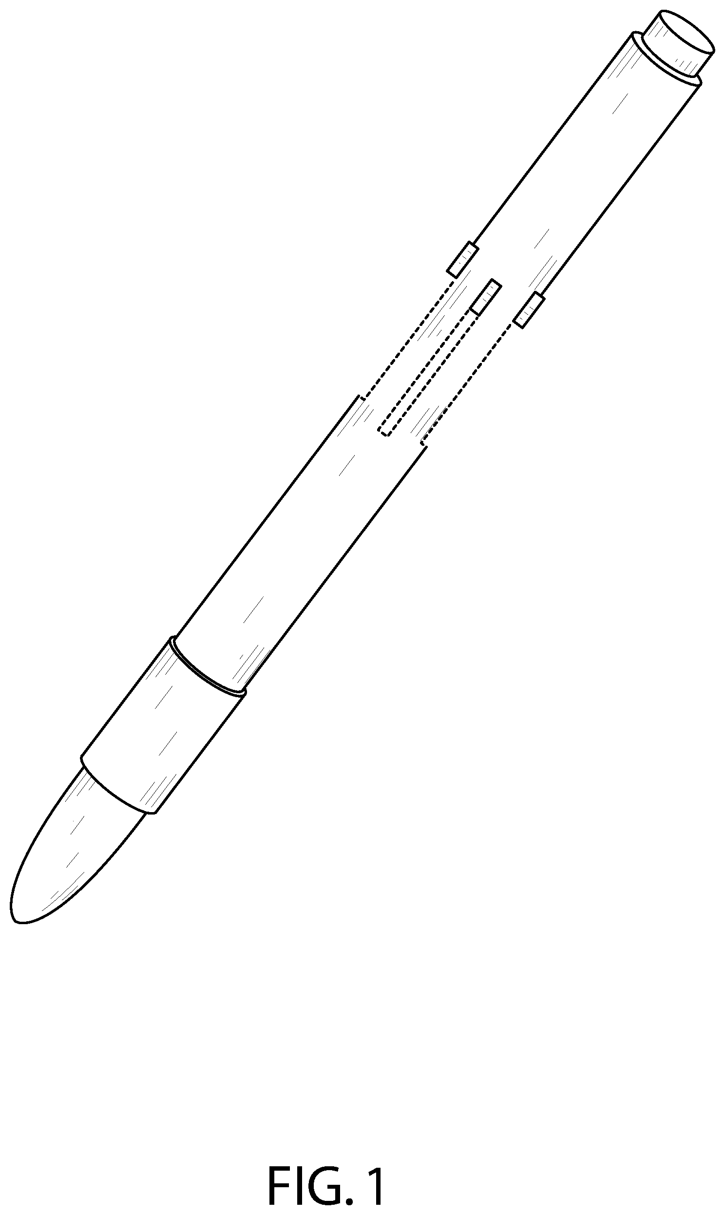 Patent USD1077349 Figure 1 – Makeup pen