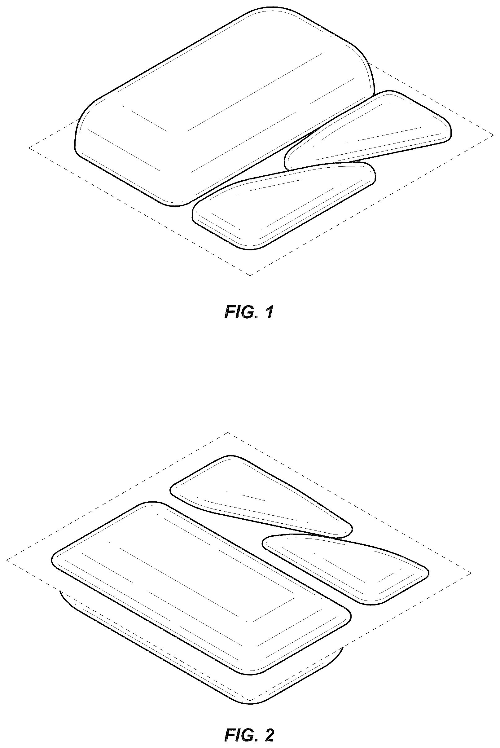 Patent USD1077350 Figure 1 – Pouch