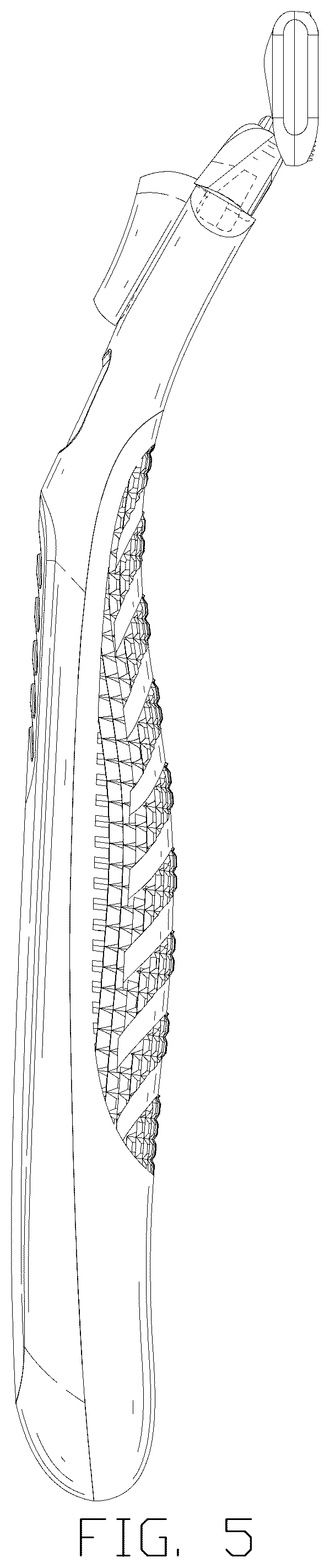 Patent USD1077355 Figure 5 – Razor