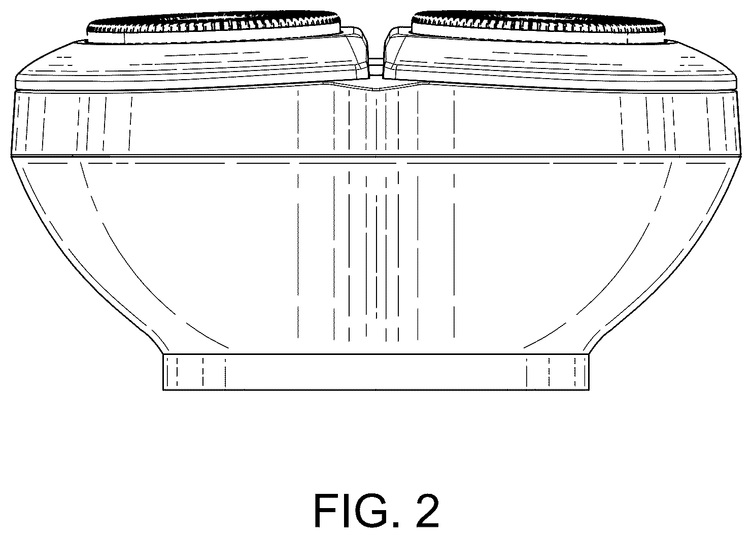 Patent USD1077356 Figure 2 – Electric shaver