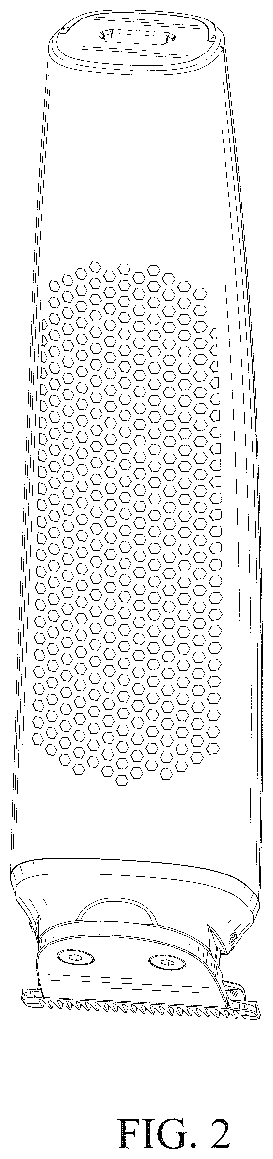 Patent USD1077357 Figure 2 – Electric hair trimmer