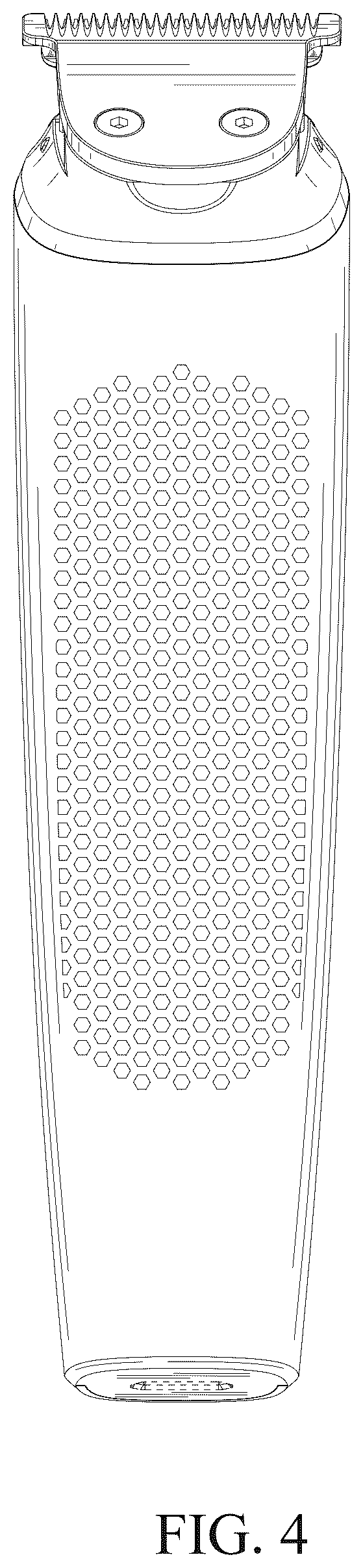 Patent USD1077357 Figure 4 – Electric hair trimmer