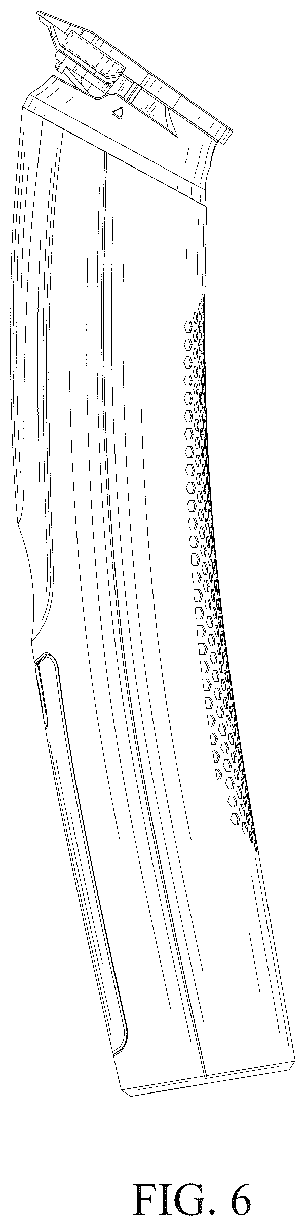 Patent USD1077357 Figure 6 – Electric hair trimmer