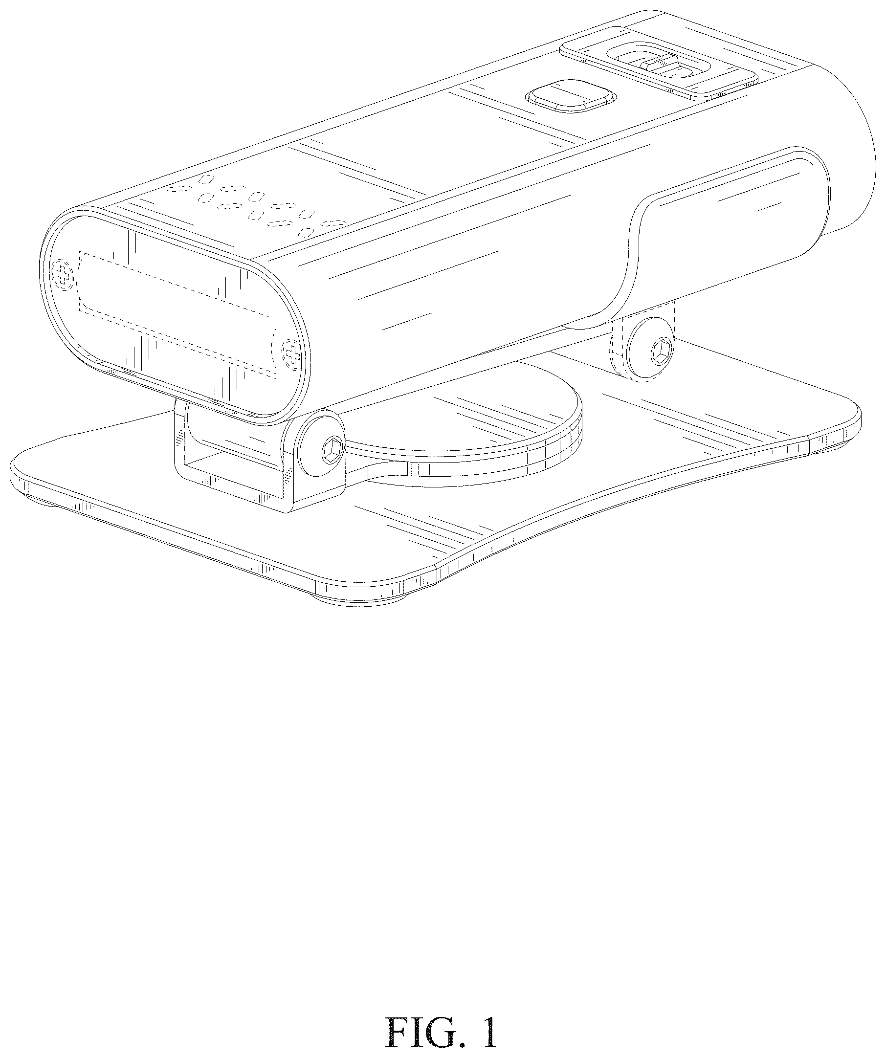 Patent USD1077358 Figure 1 – Lamp for manicure