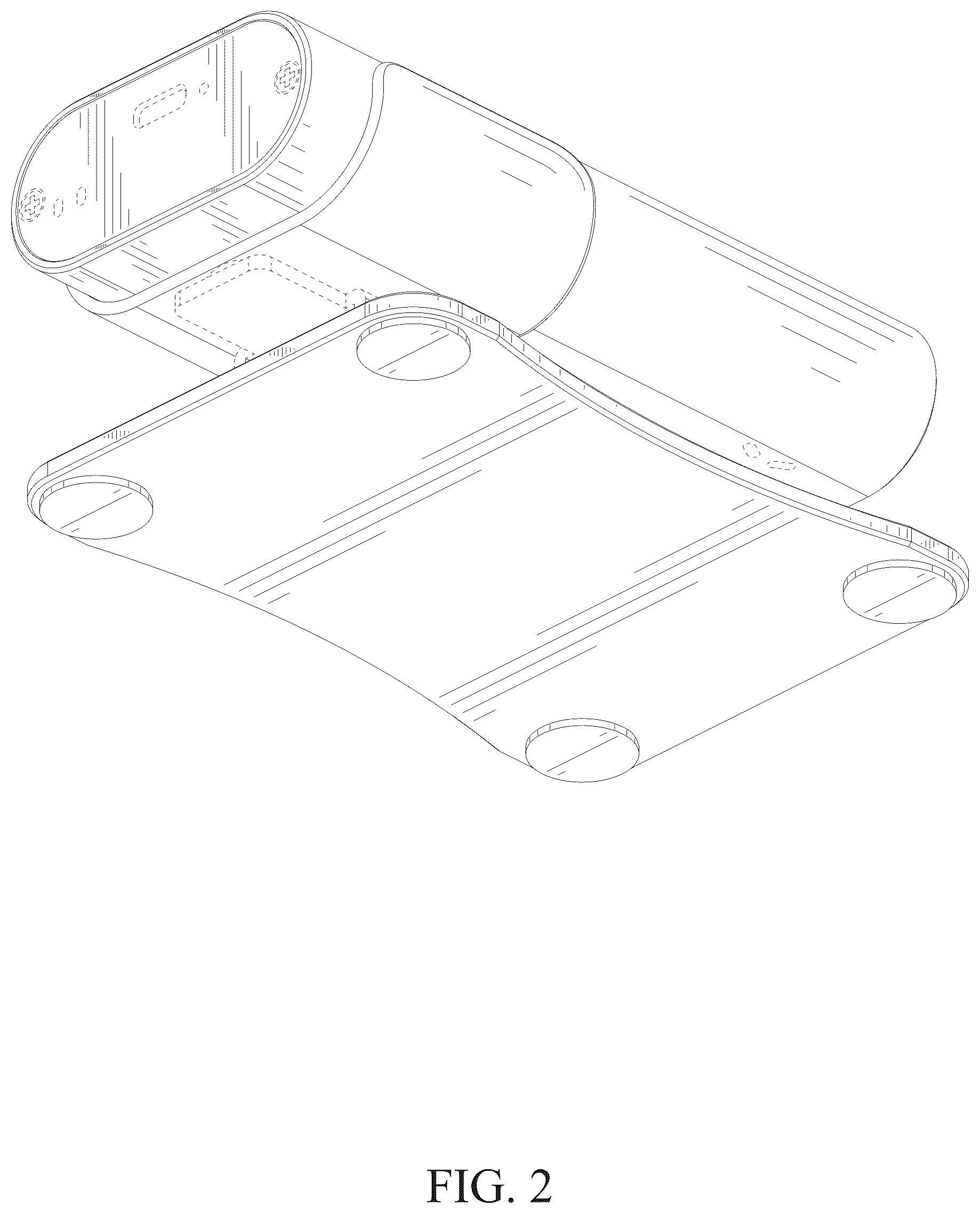 Patent USD1077358 Figure 2 – Lamp for manicure