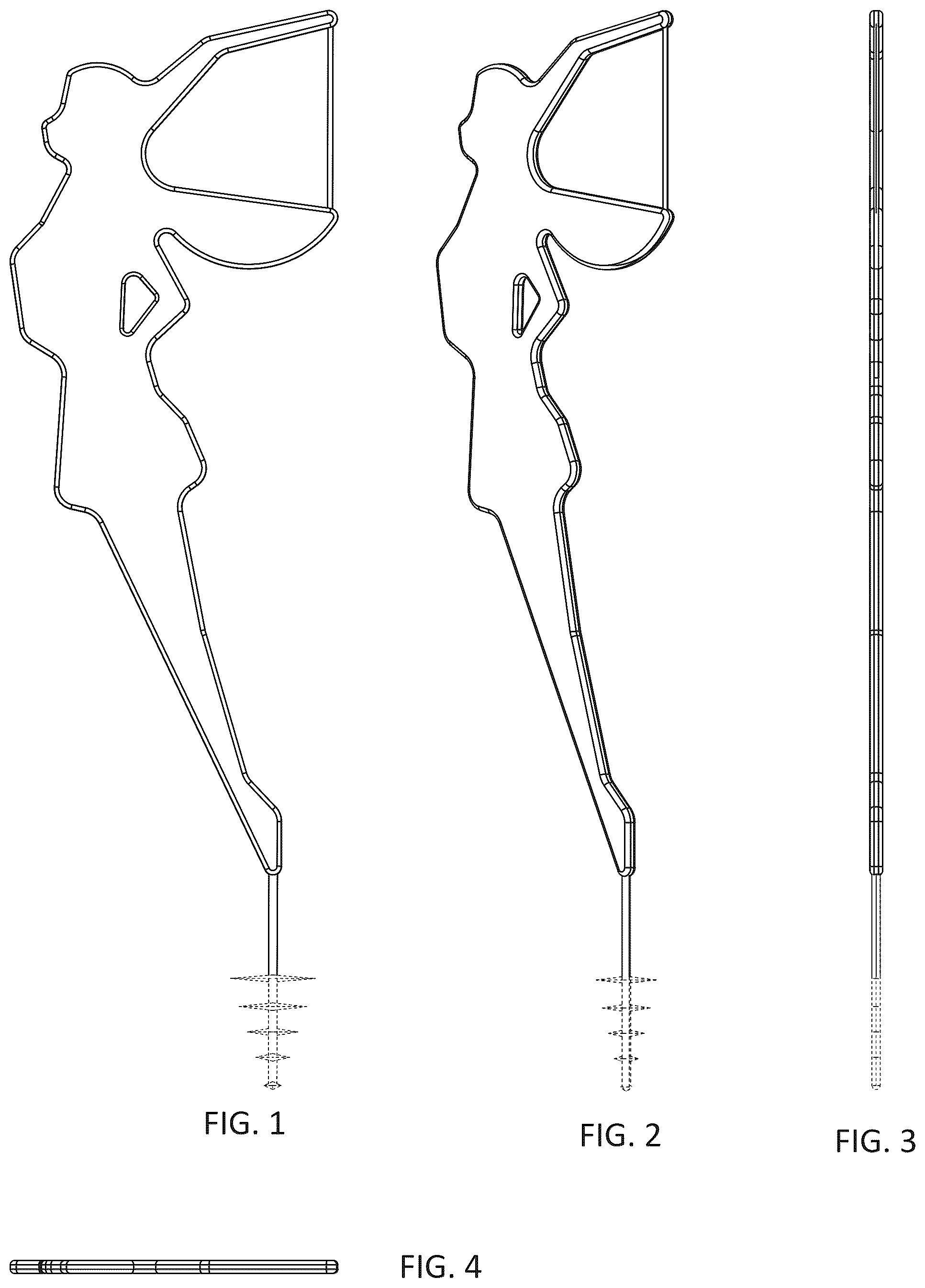 Patent USD1077360 Figure 1 – Tooth cleaning implement