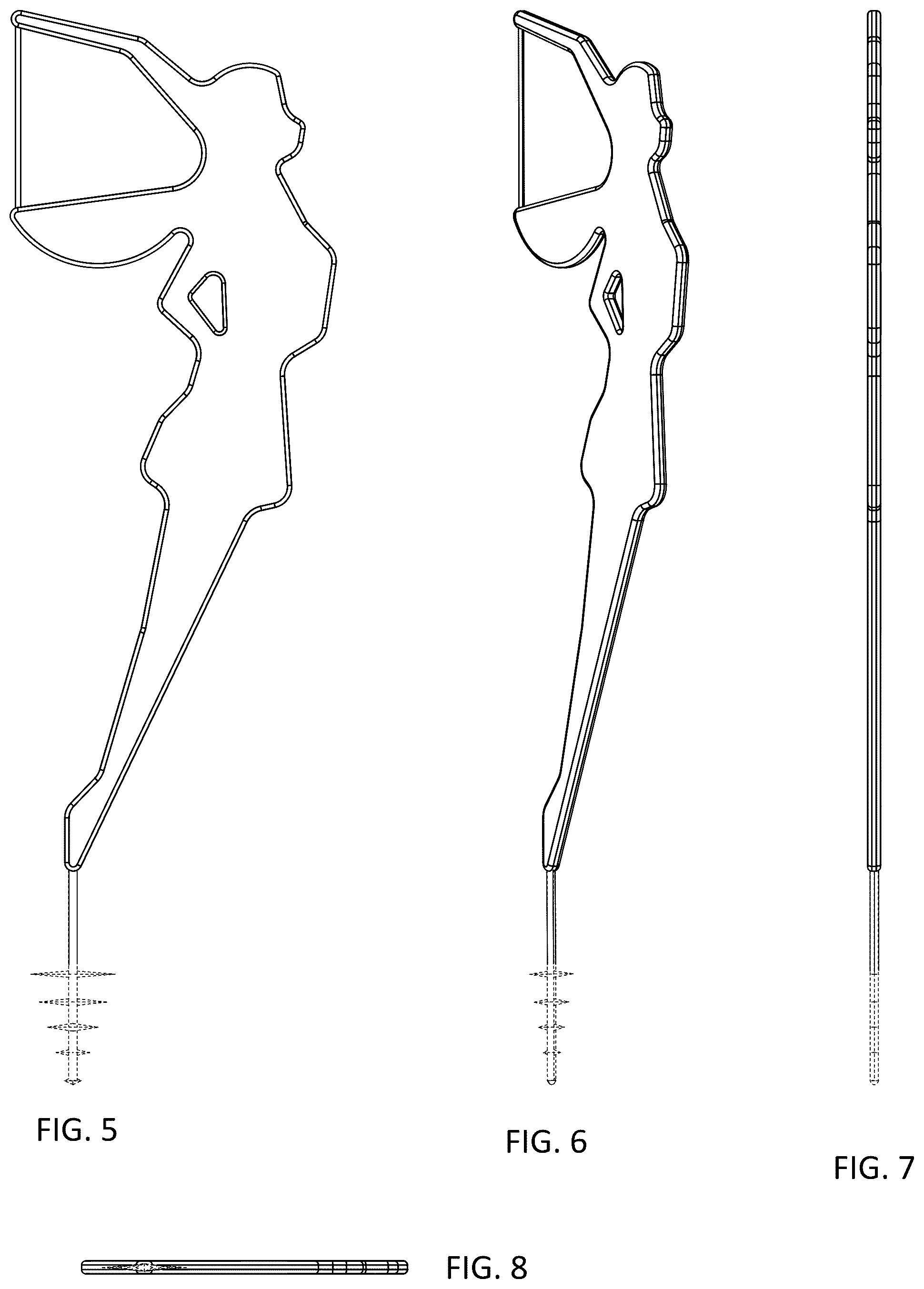 Patent USD1077360 Figure 2 – Tooth cleaning implement