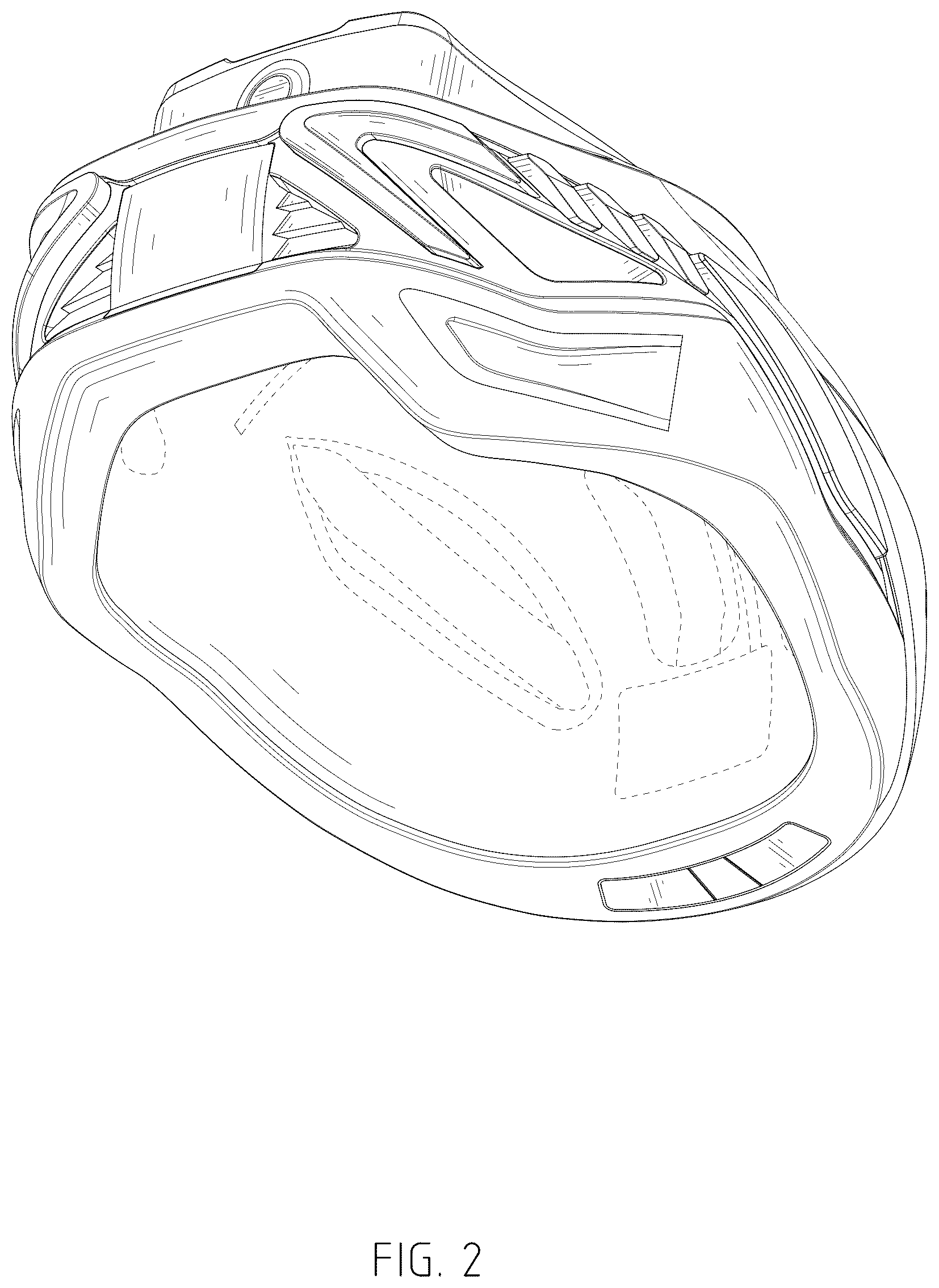 Patent USD1077362 Figure 2 – Helmet