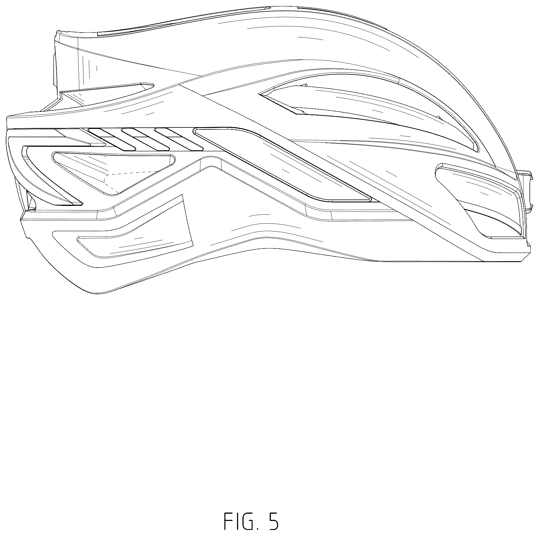 Patent USD1077362 Figure 5 – Helmet