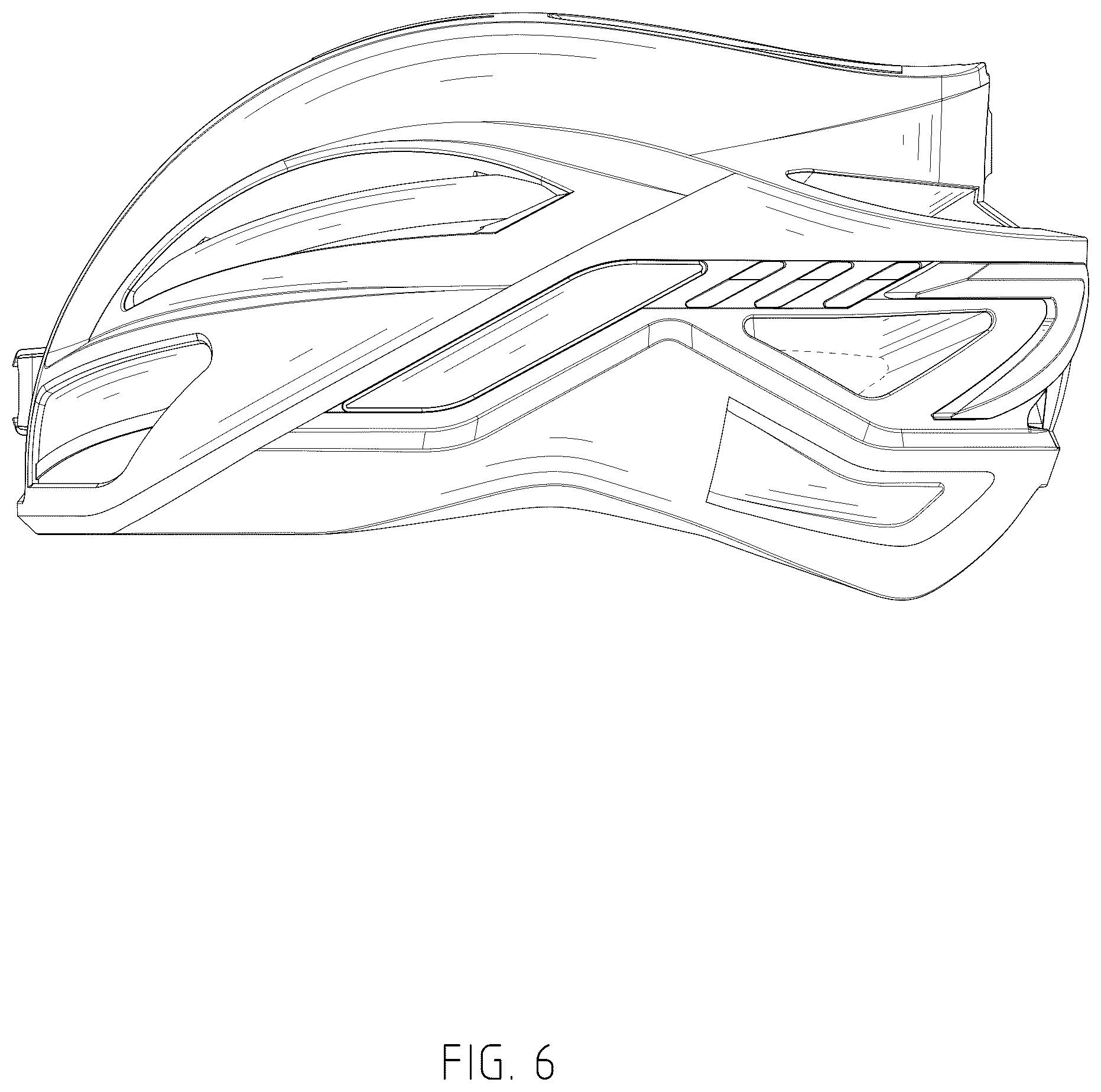 Patent USD1077362 Figure 6 – Helmet