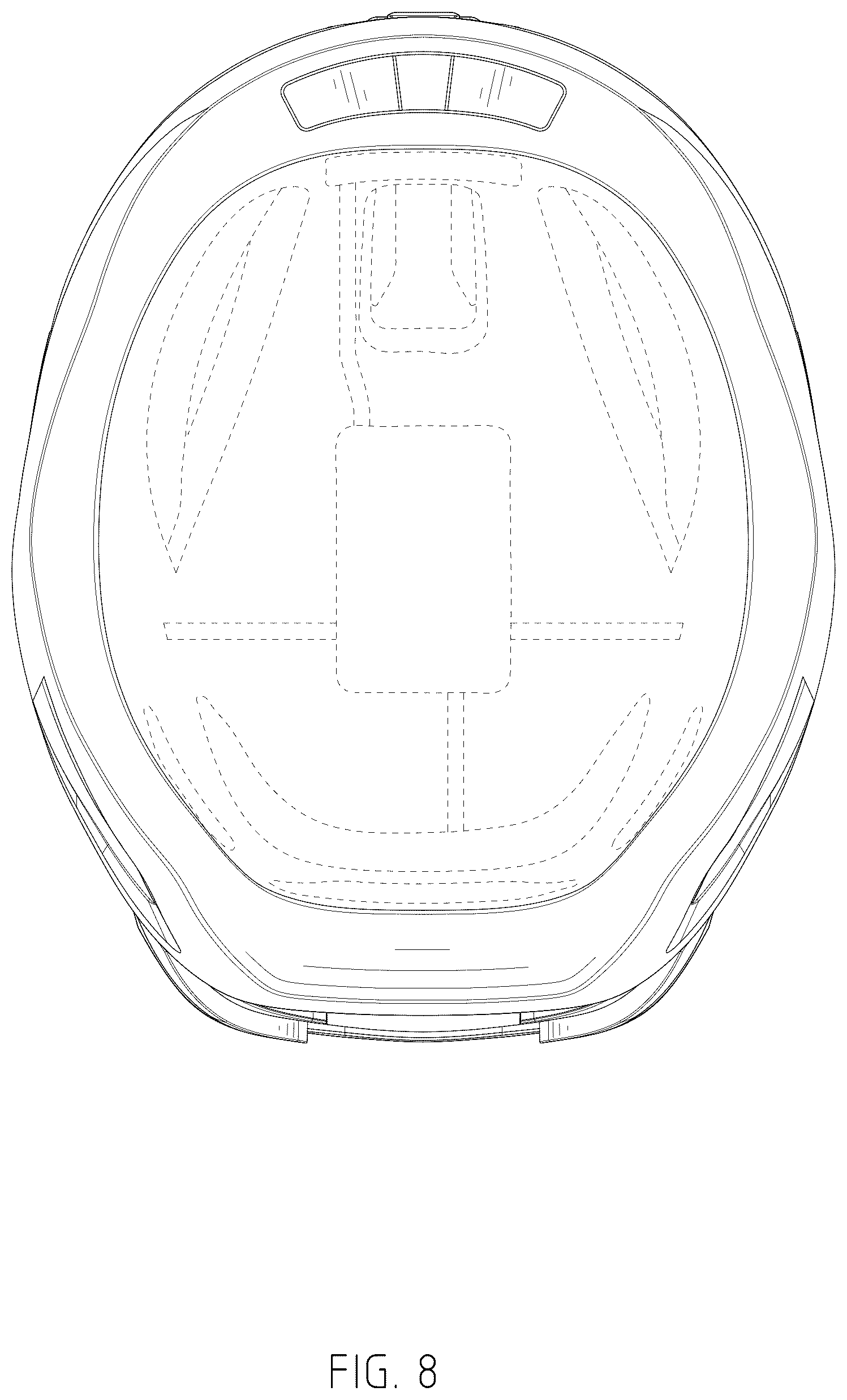 Patent USD1077362 Figure 8 – Helmet