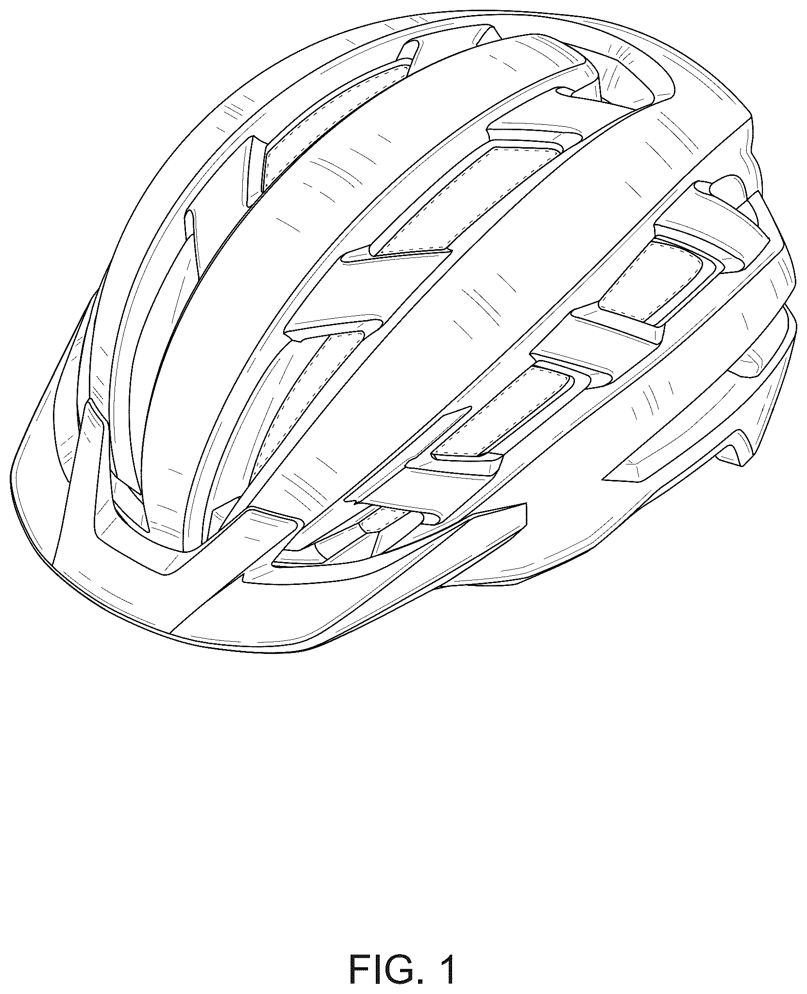 Patent USD1077363 — Helmet — Figure 1