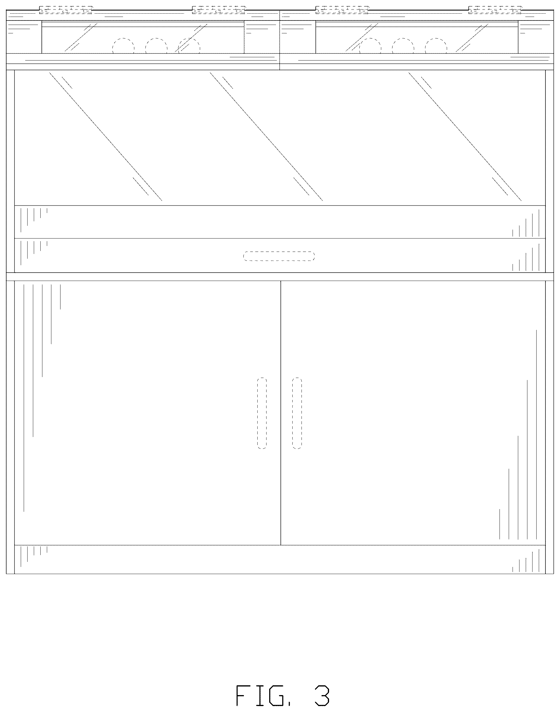 Patent USD1077365 Figure 3 – Animal cage with storage cabinet
