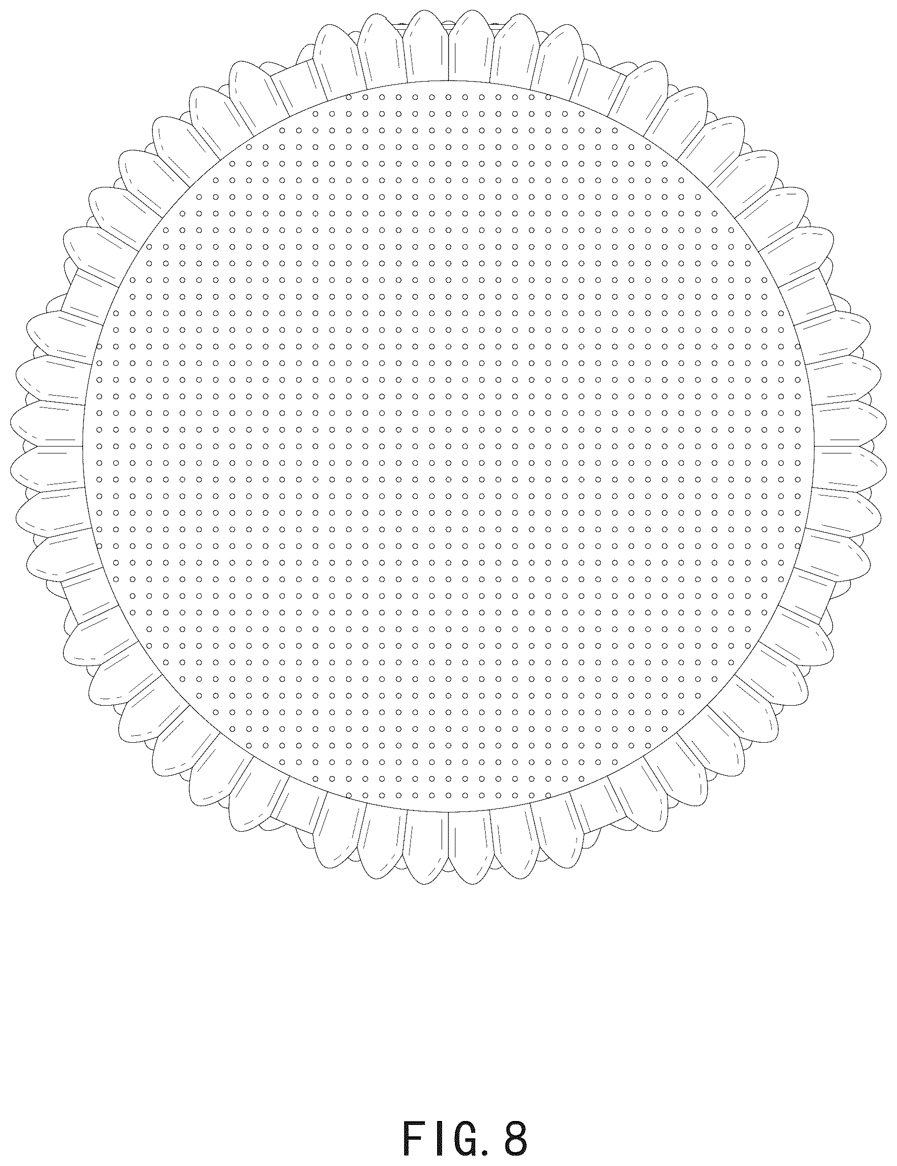 Patent USD1077366 Figure 8 – Pet bed