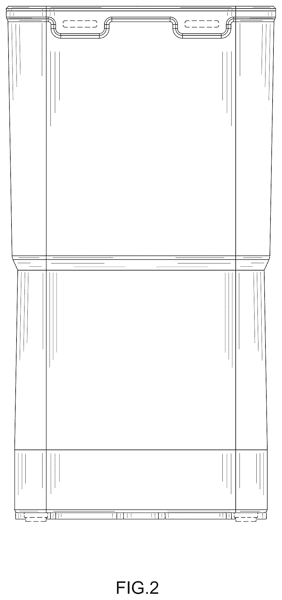 Patent USD1077367 Figure 2 – Feeding device for pets
