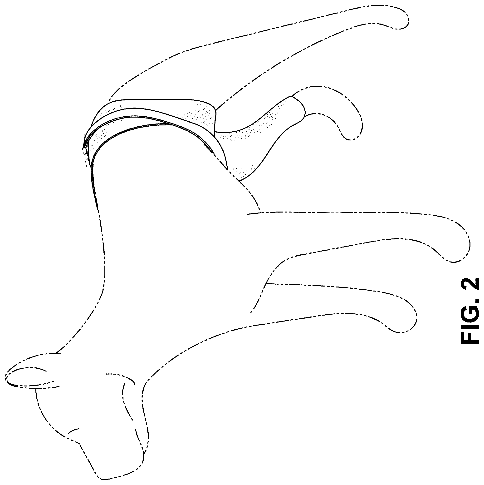 Patent USD1077371 Figure 2 – Protective sleeve for animals