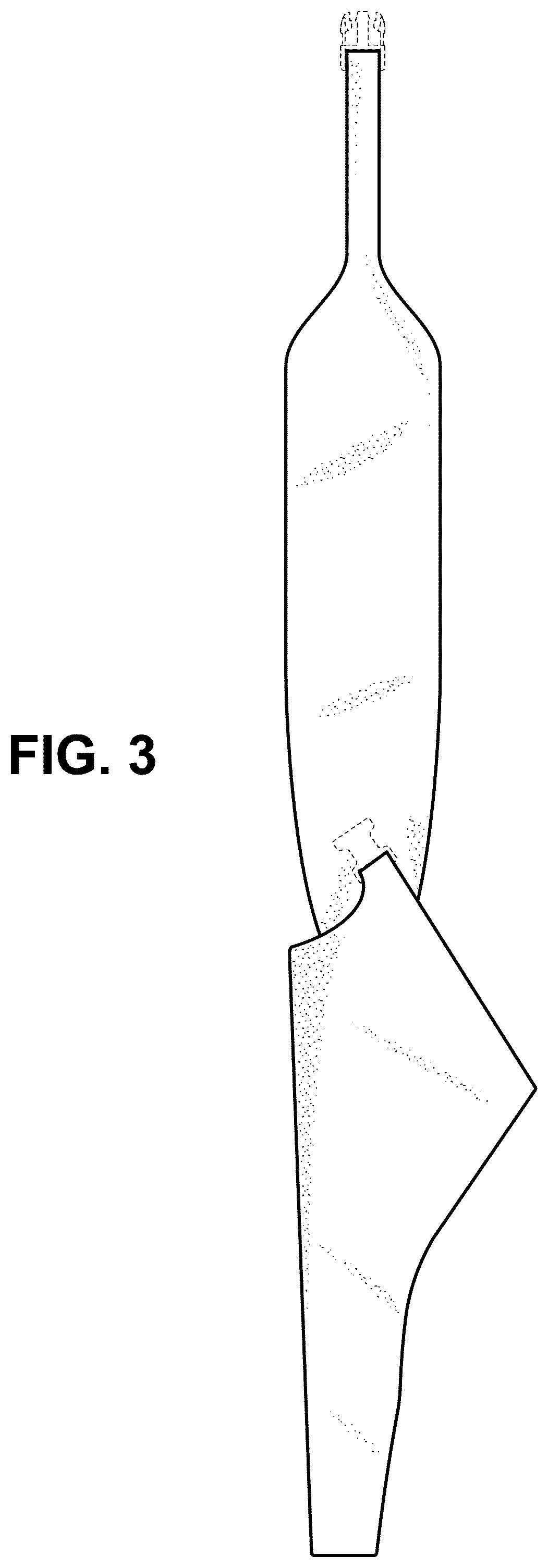 Patent USD1077371 Figure 3 – Protective sleeve for animals