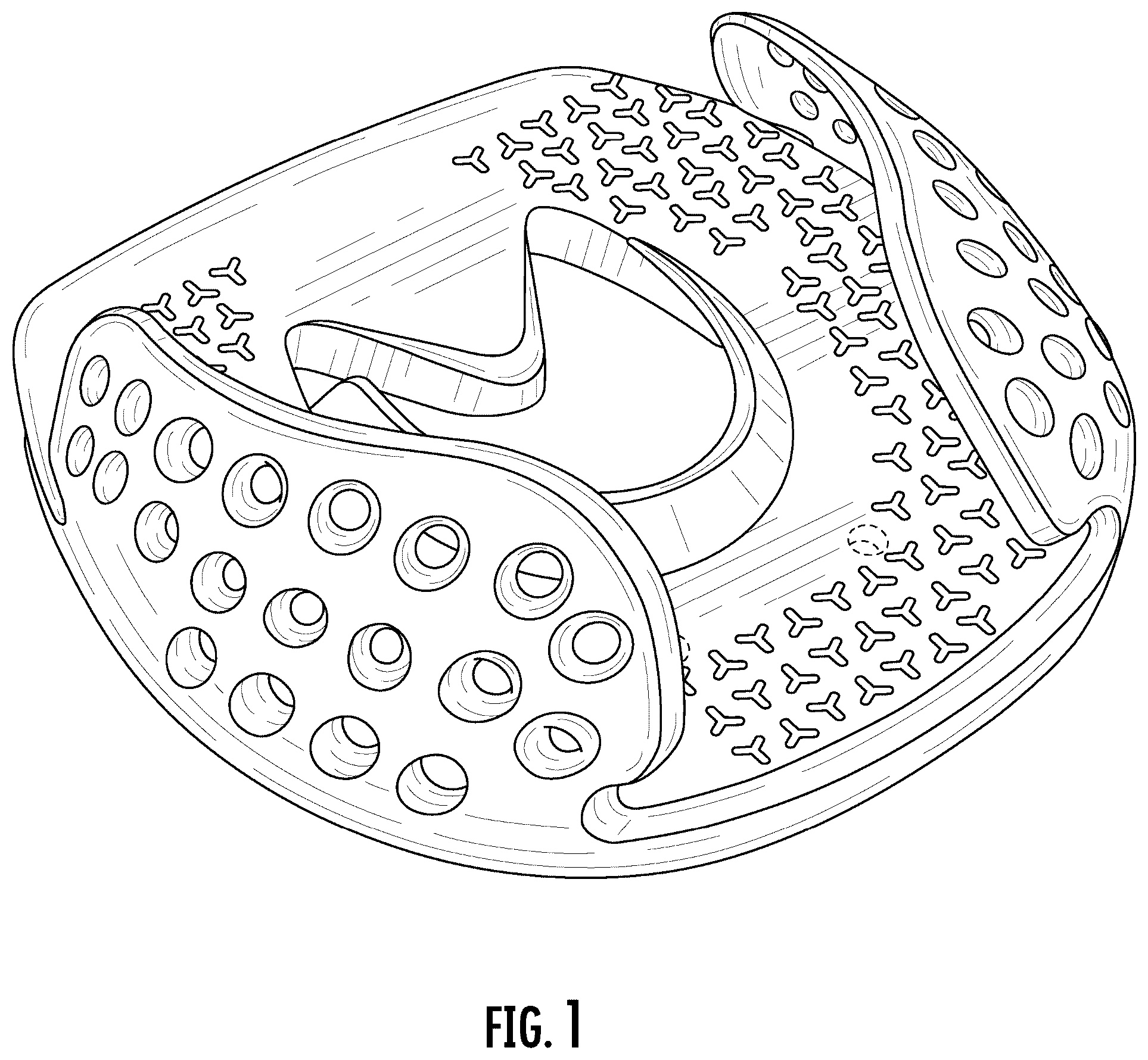 Patent USD1077372 Figure 1 – Horse shoe