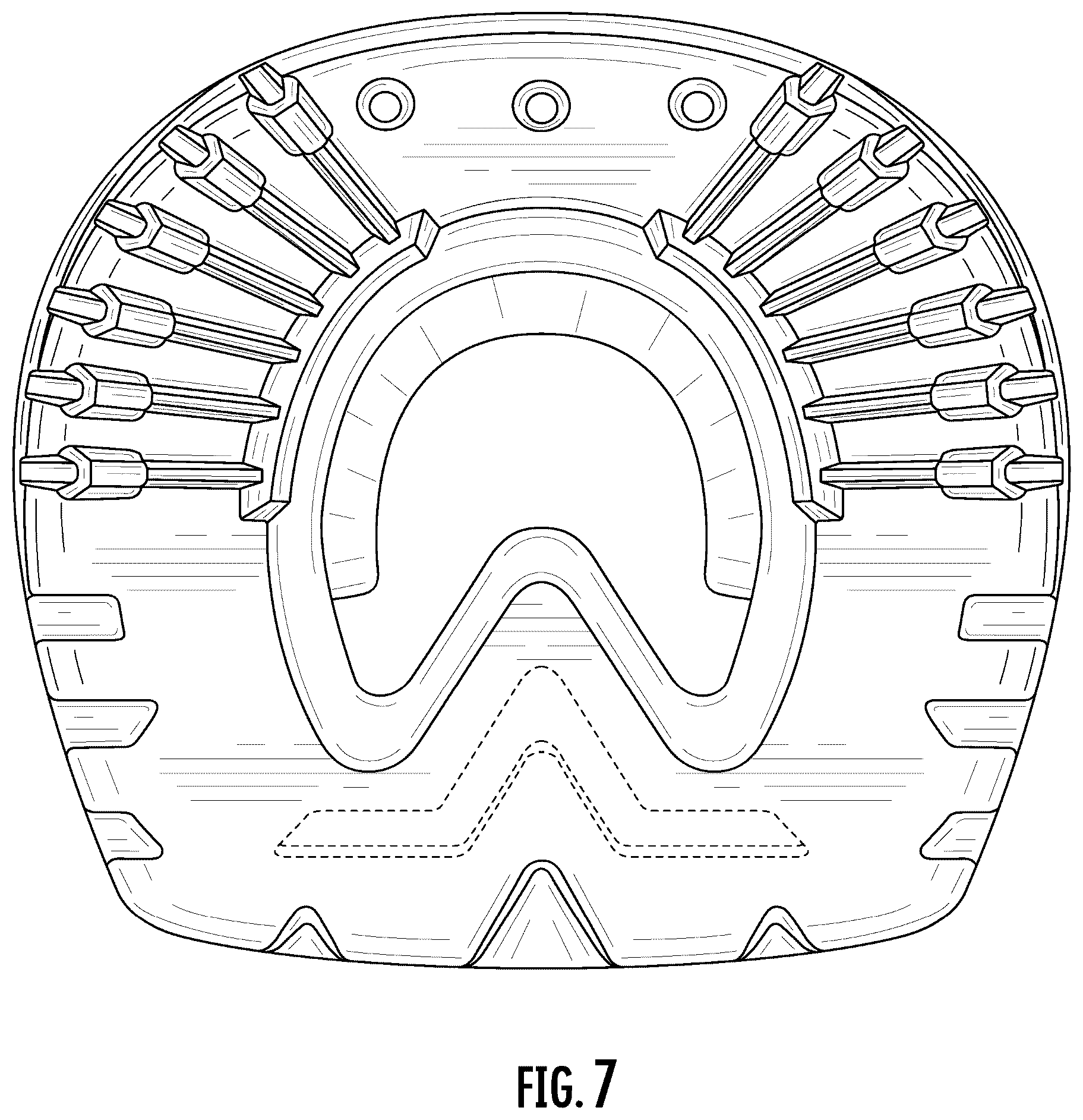 Patent USD1077372 Figure 6 – Horse shoe