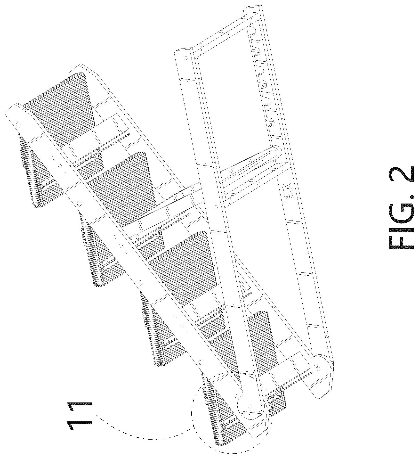 Patent USD1077376 Figure 2 – Dog ramp